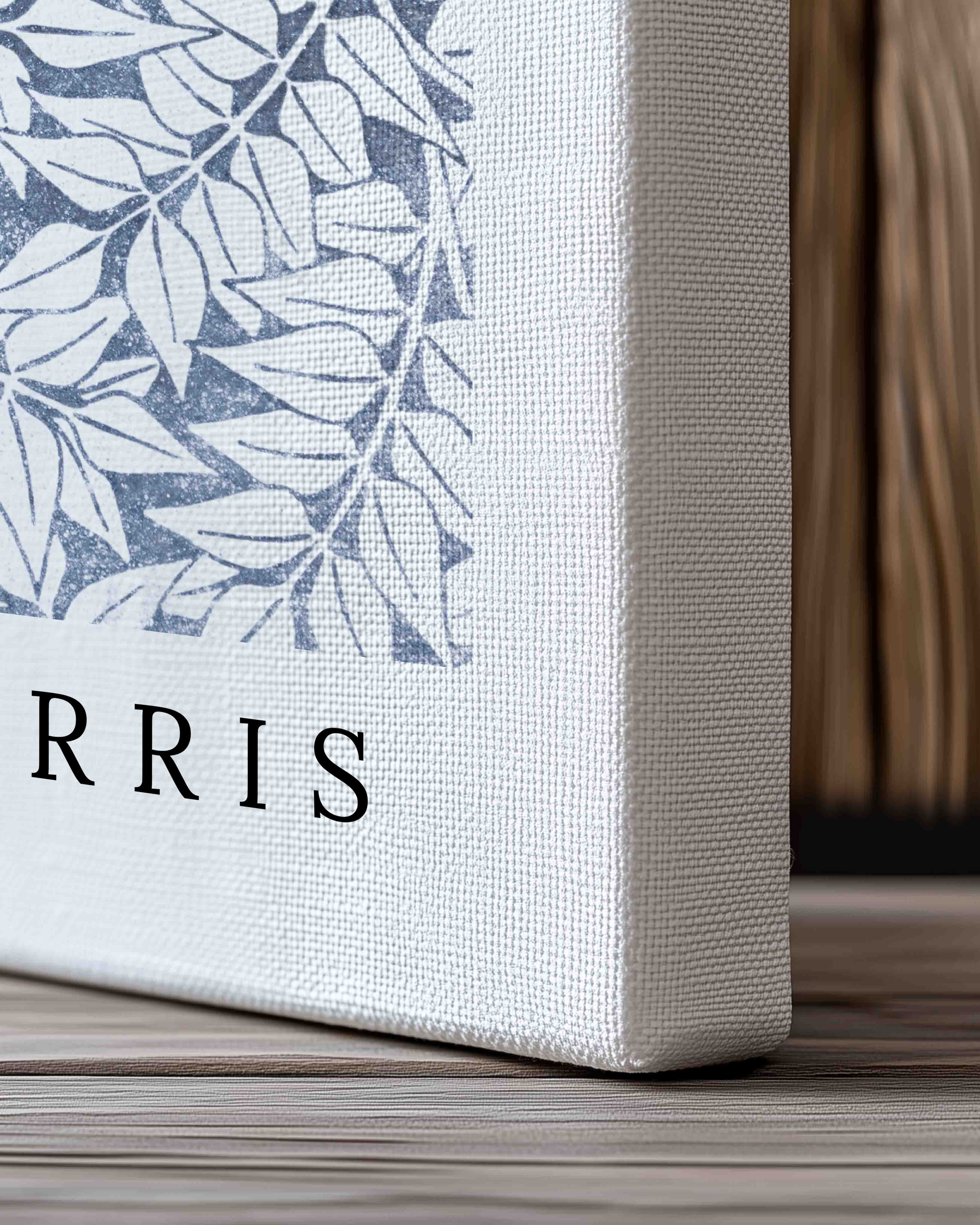 Frosted Ferns Poster – Print Material Wandbild, moderne Kunst & Fine Art Print von Spawnd, handgefertigt & Made in Germany