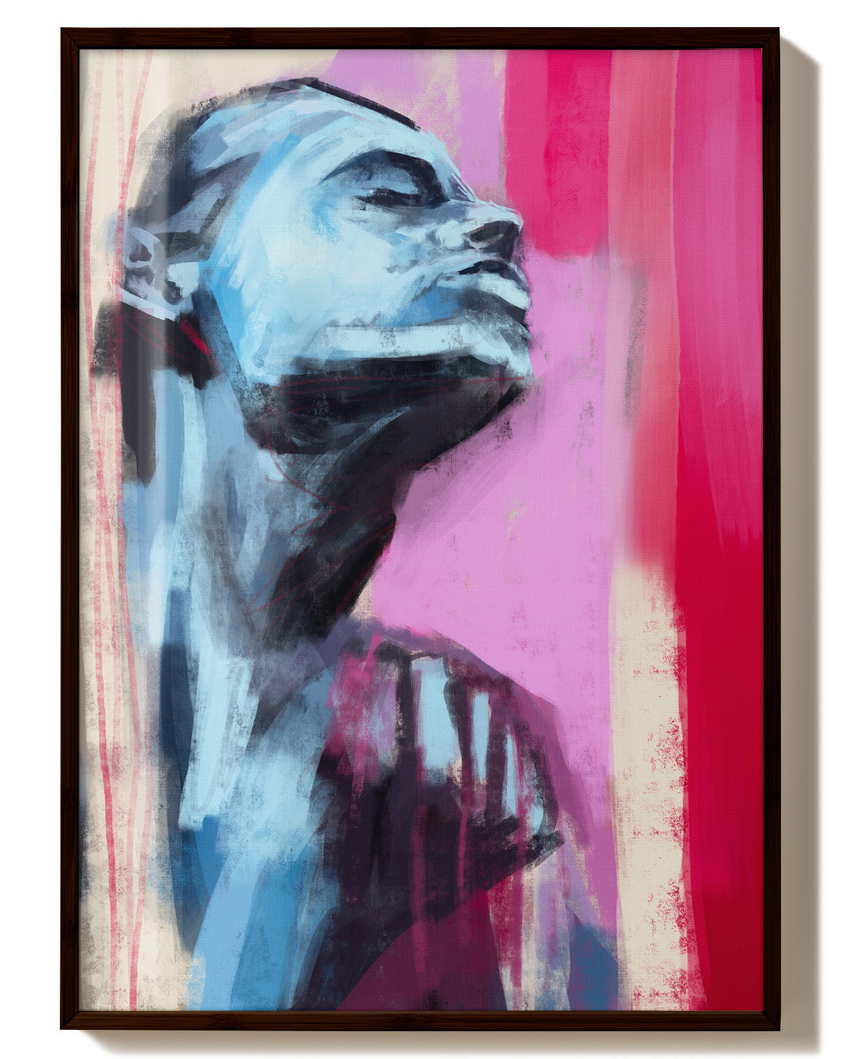 Frozen Heart Poster – Print Material Wandbild, moderne Kunst & Fine Art Print von Spawnd, handgefertigt & Made in Germany