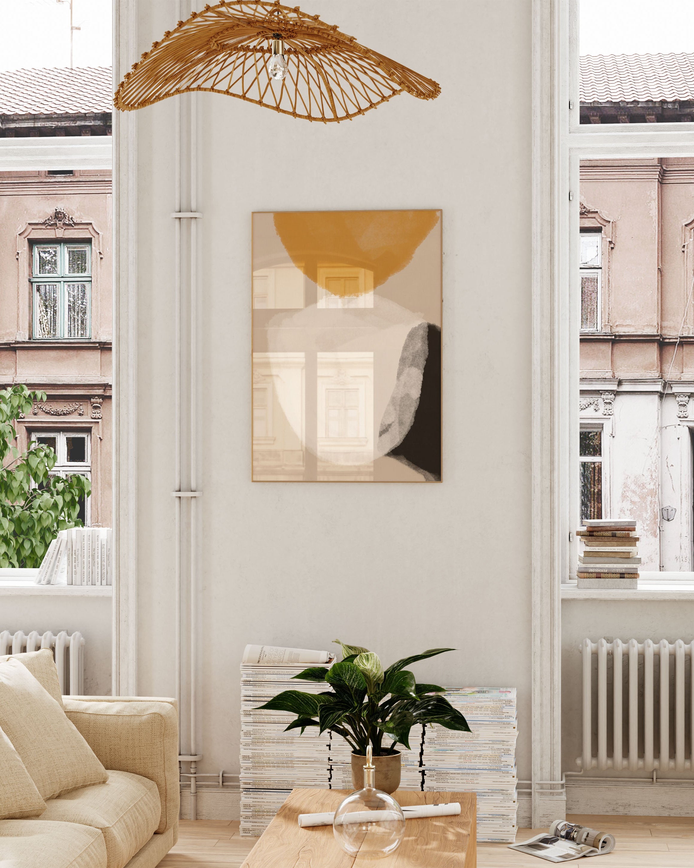 Galskap Poster – Print Material Wandbild, moderne Kunst & Fine Art Print von Spawnd, handgefertigt & Made in Germany