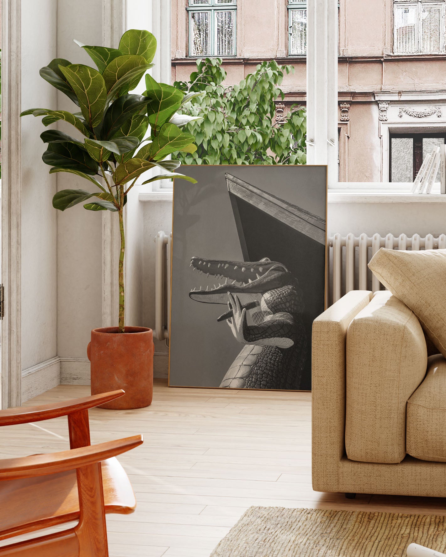 Gatorland zoo florida 1979 Poster – FineArt Wandbild, moderne Kunst & Fine Art Print von Spawnd, handgefertigt & Made in Germany