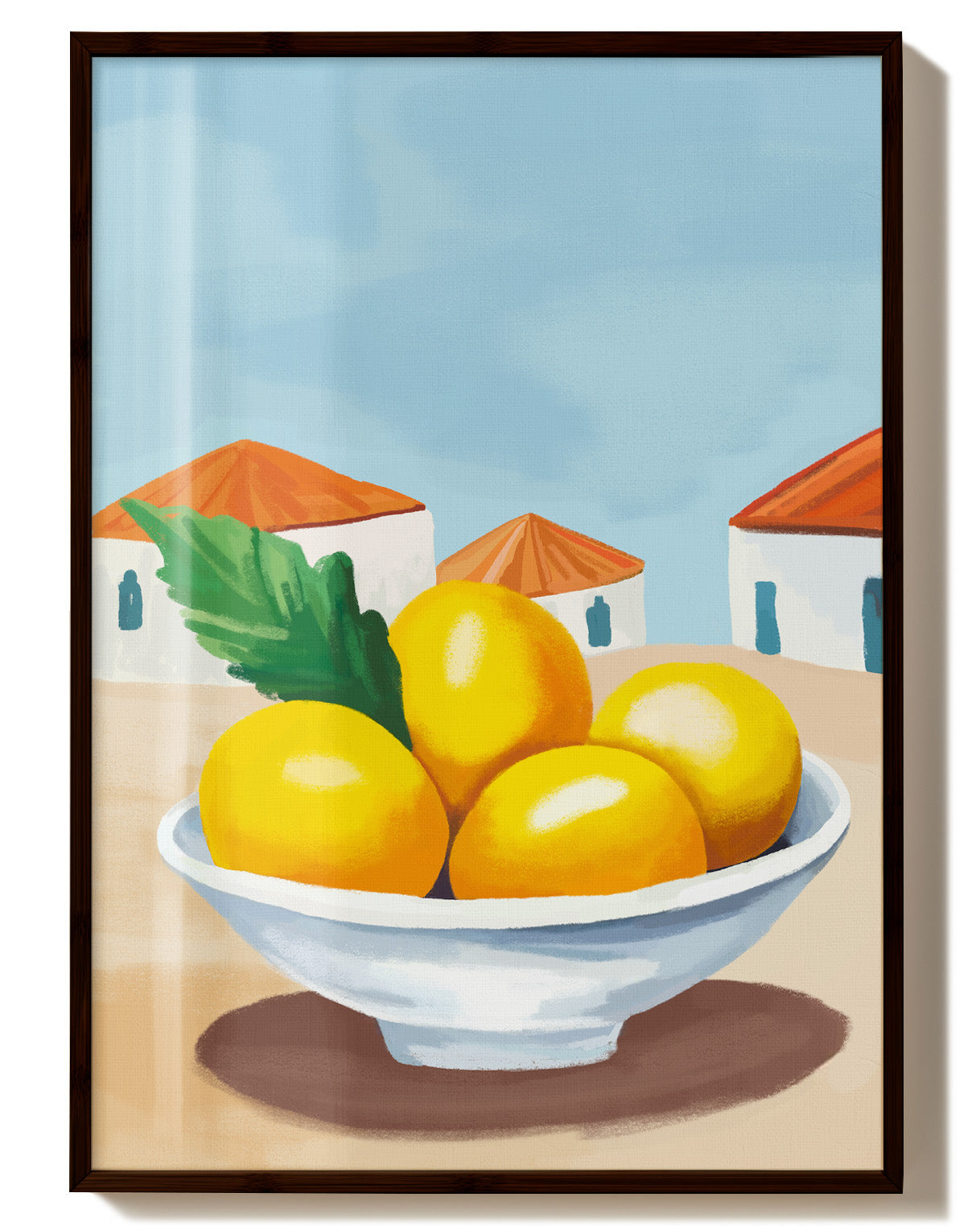 Golden Siesta Poster – Print Material Wandbild, moderne Kunst & Fine Art Print von Spawnd, handgefertigt & Made in Germany