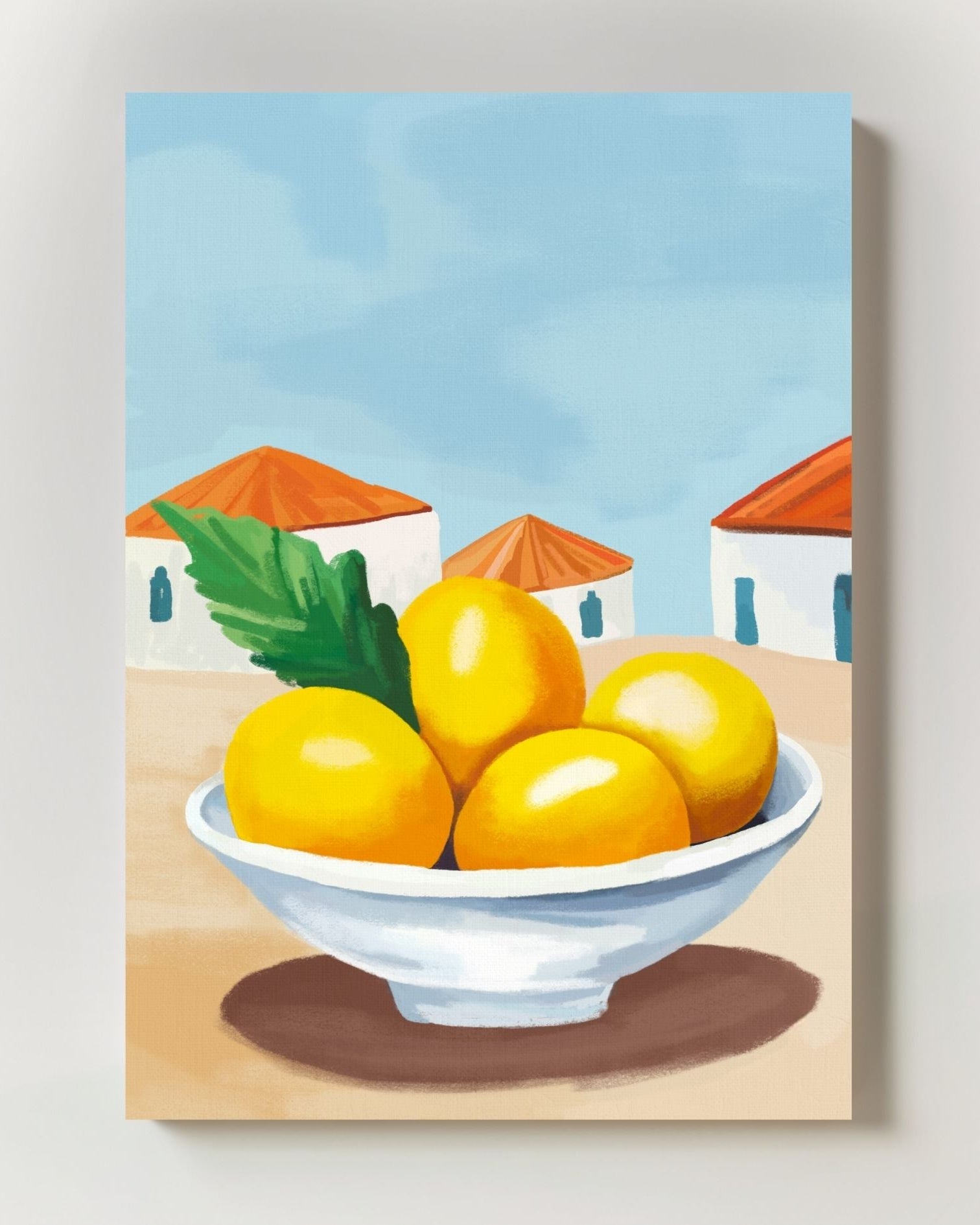 Golden Siesta Poster – Print Material Wandbild, moderne Kunst & Fine Art Print von Spawnd, handgefertigt & Made in Germany