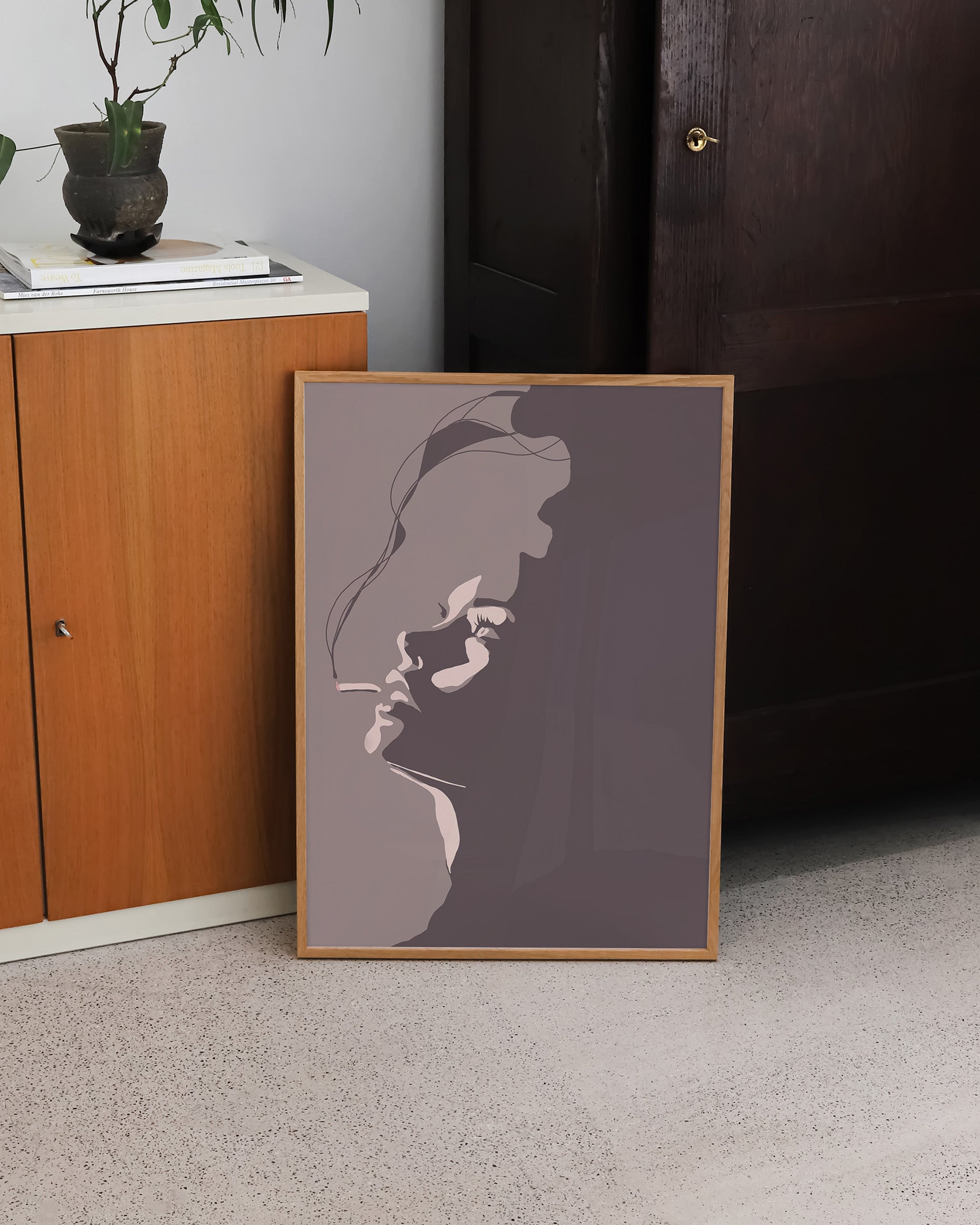 HB/01 Poster – Print Material Wandbild, moderne Kunst & Fine Art Print von Spawnd, handgefertigt & Made in Germany