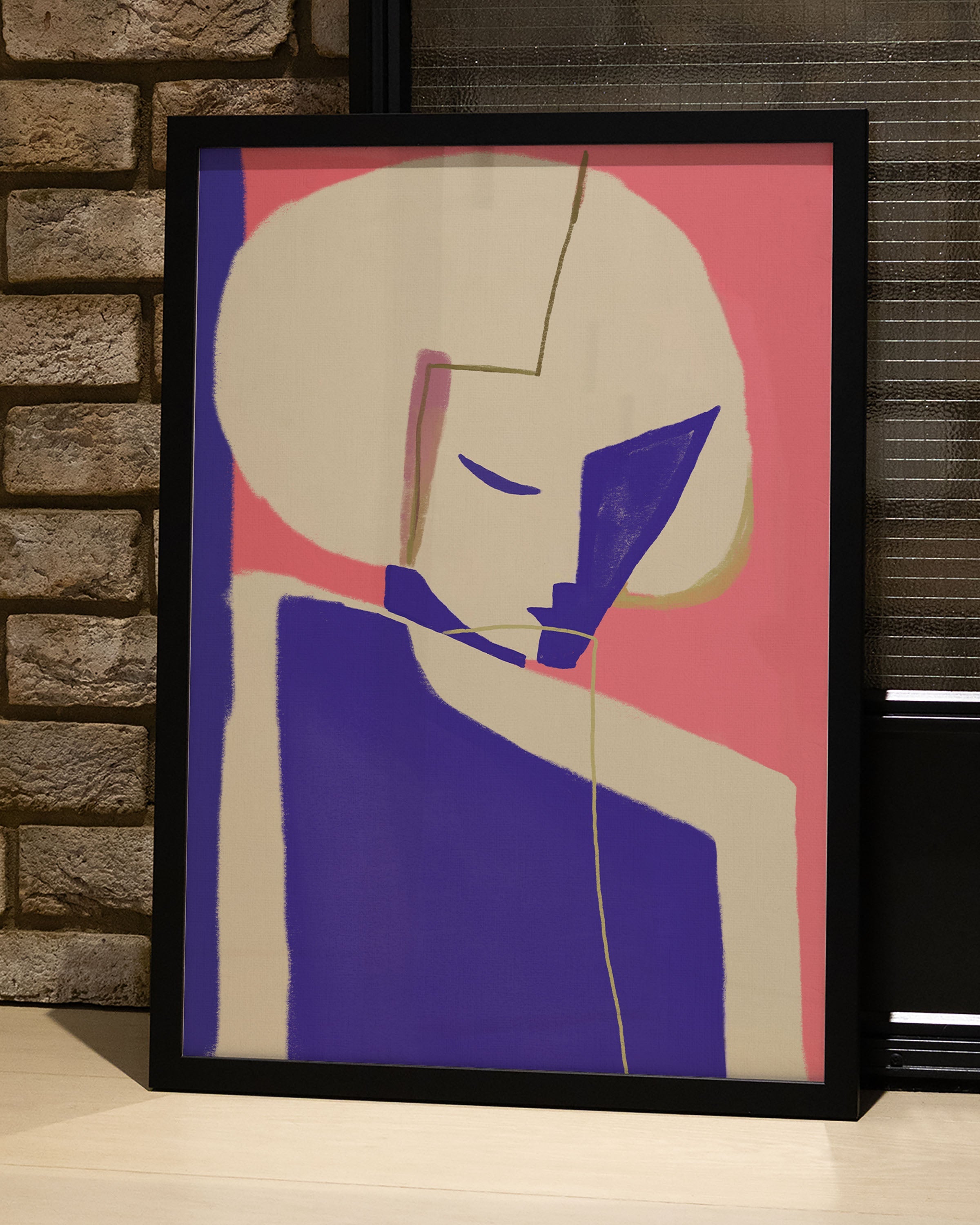 Hidden Poster – Print Material Wandbild, moderne Kunst & Fine Art Print von Spawnd, handgefertigt & Made in Germany
