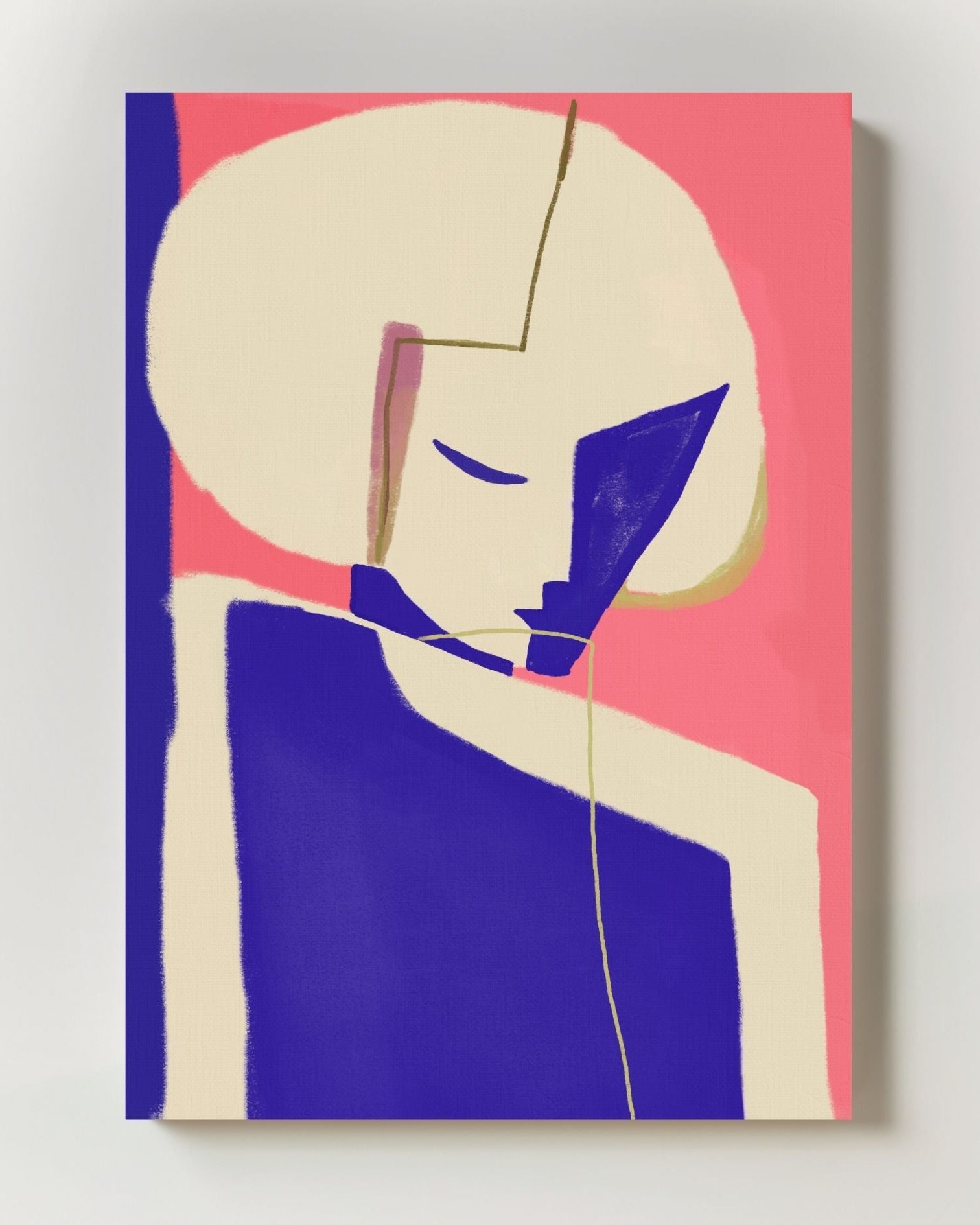 Hidden Poster – Print Material Wandbild, moderne Kunst & Fine Art Print von Spawnd, handgefertigt & Made in Germany