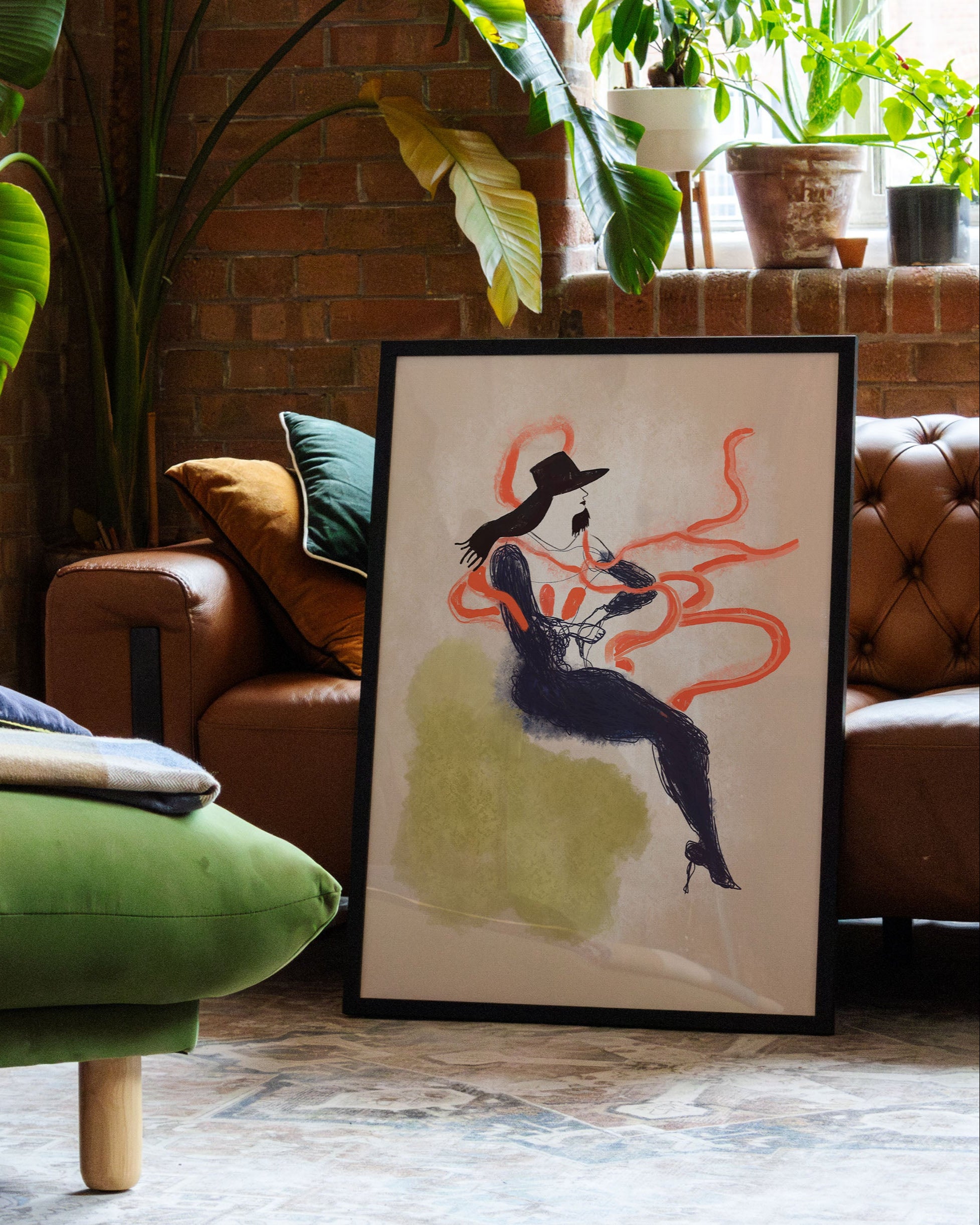 High Heels Poster – Print Material Wandbild, moderne Kunst & Fine Art Print von Spawnd, handgefertigt & Made in Germany