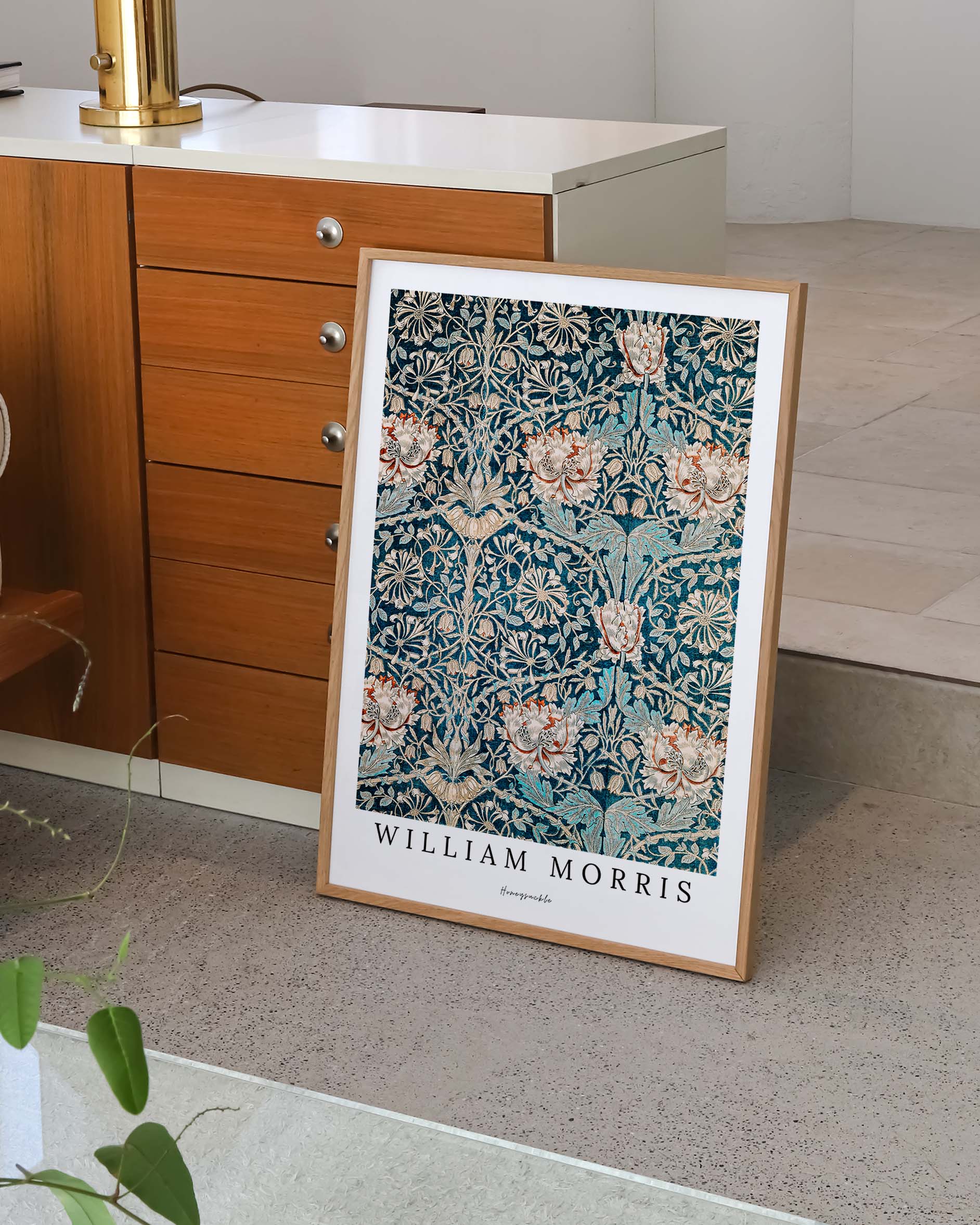 Honeysuckle Poster – Print Material Wandbild, moderne Kunst & Fine Art Print von Spawnd, handgefertigt & Made in Germany