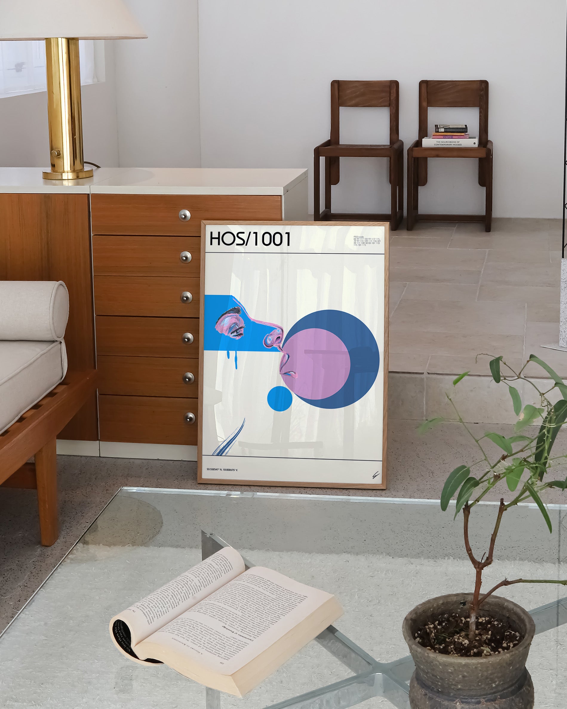 HOS/1001 Poster – Print Material Wandbild, moderne Kunst & Fine Art Print von Spawnd, handgefertigt & Made in Germany