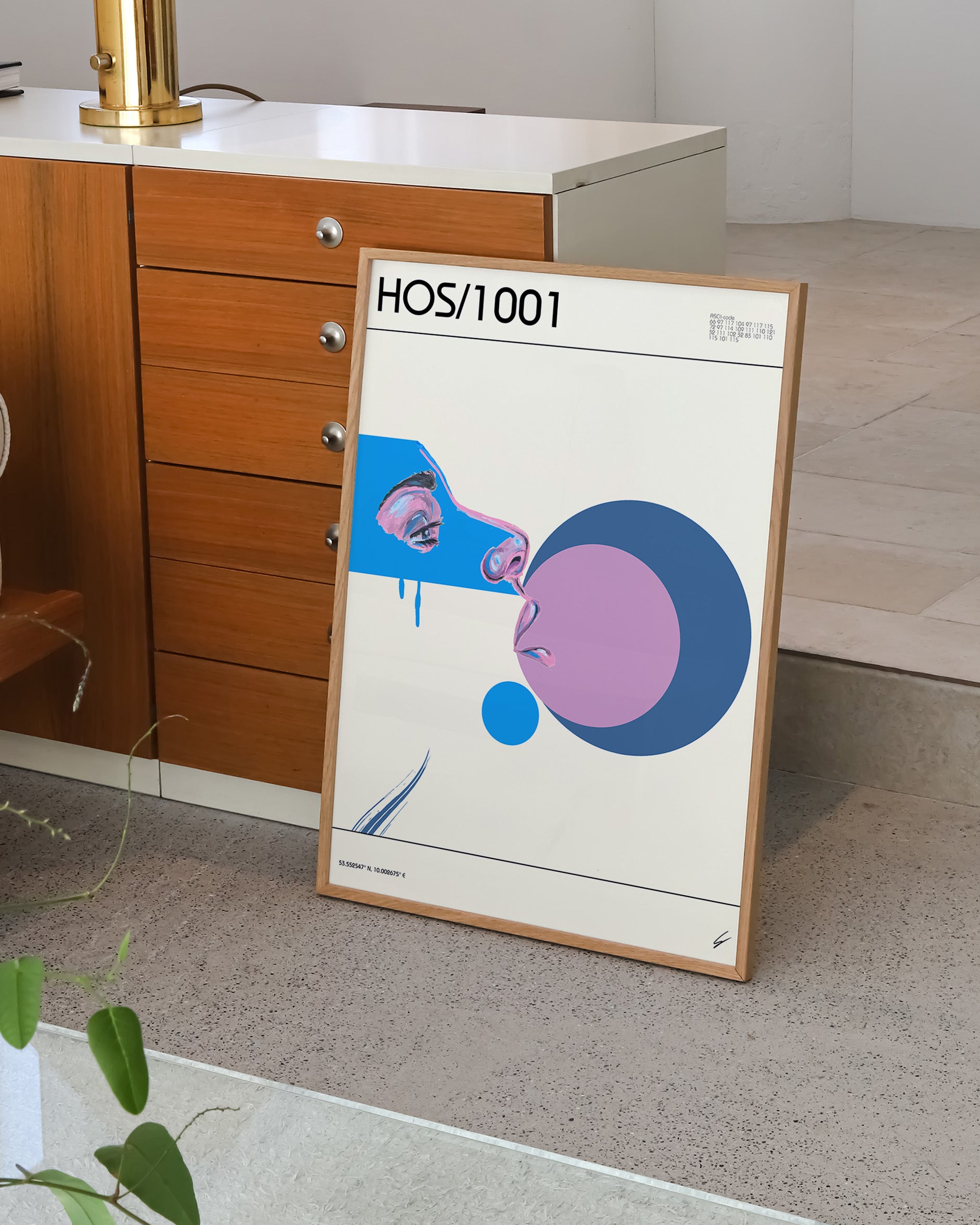 HOS/1001 Poster – Print Material Wandbild, moderne Kunst & Fine Art Print von Spawnd, handgefertigt & Made in Germany