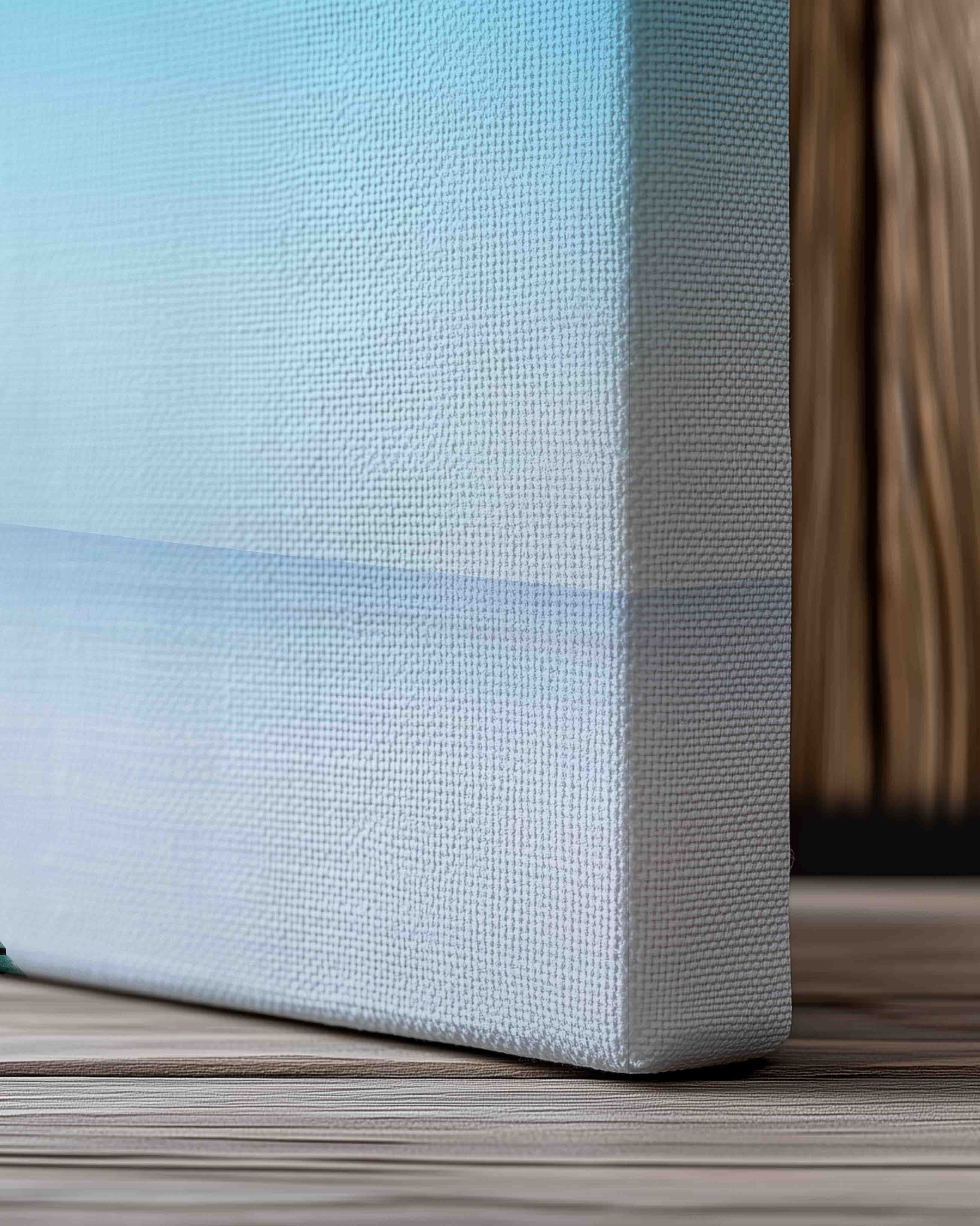 House in the Ocean Poster – Print Material Wandbild, moderne Kunst & Fine Art Print von Spawnd, handgefertigt & Made in Germany