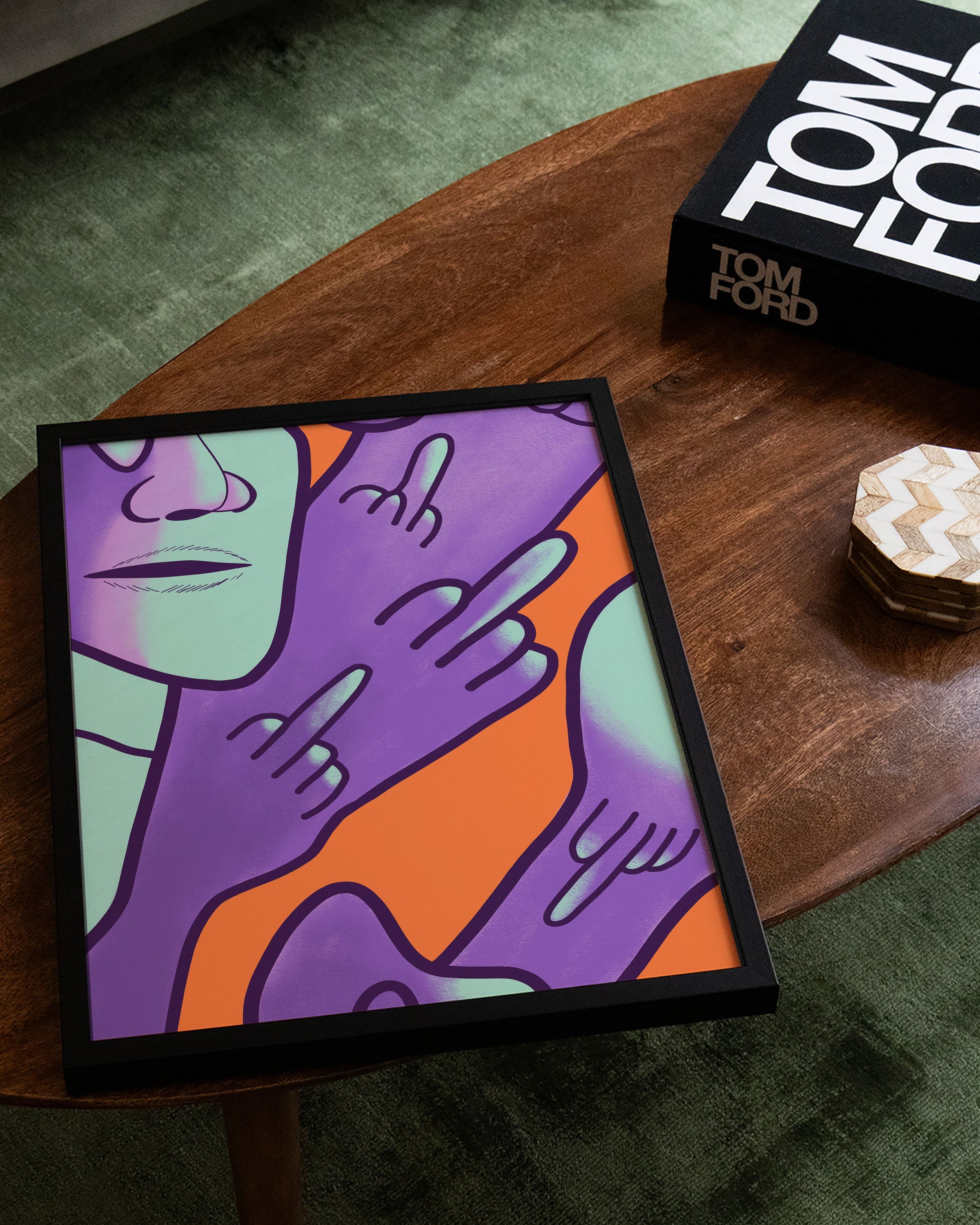 Humble Poster – Print Material Wandbild, moderne Kunst & Fine Art Print von Spawnd, handgefertigt & Made in Germany