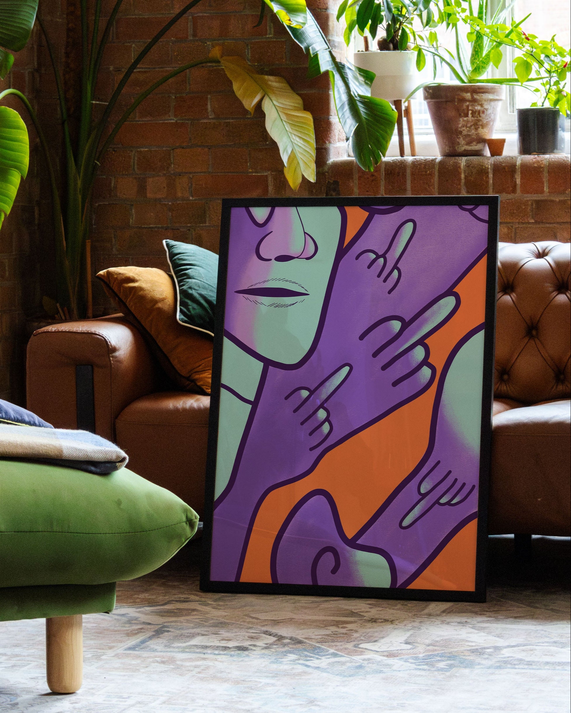 Humble Poster – Print Material Wandbild, moderne Kunst & Fine Art Print von Spawnd, handgefertigt & Made in Germany