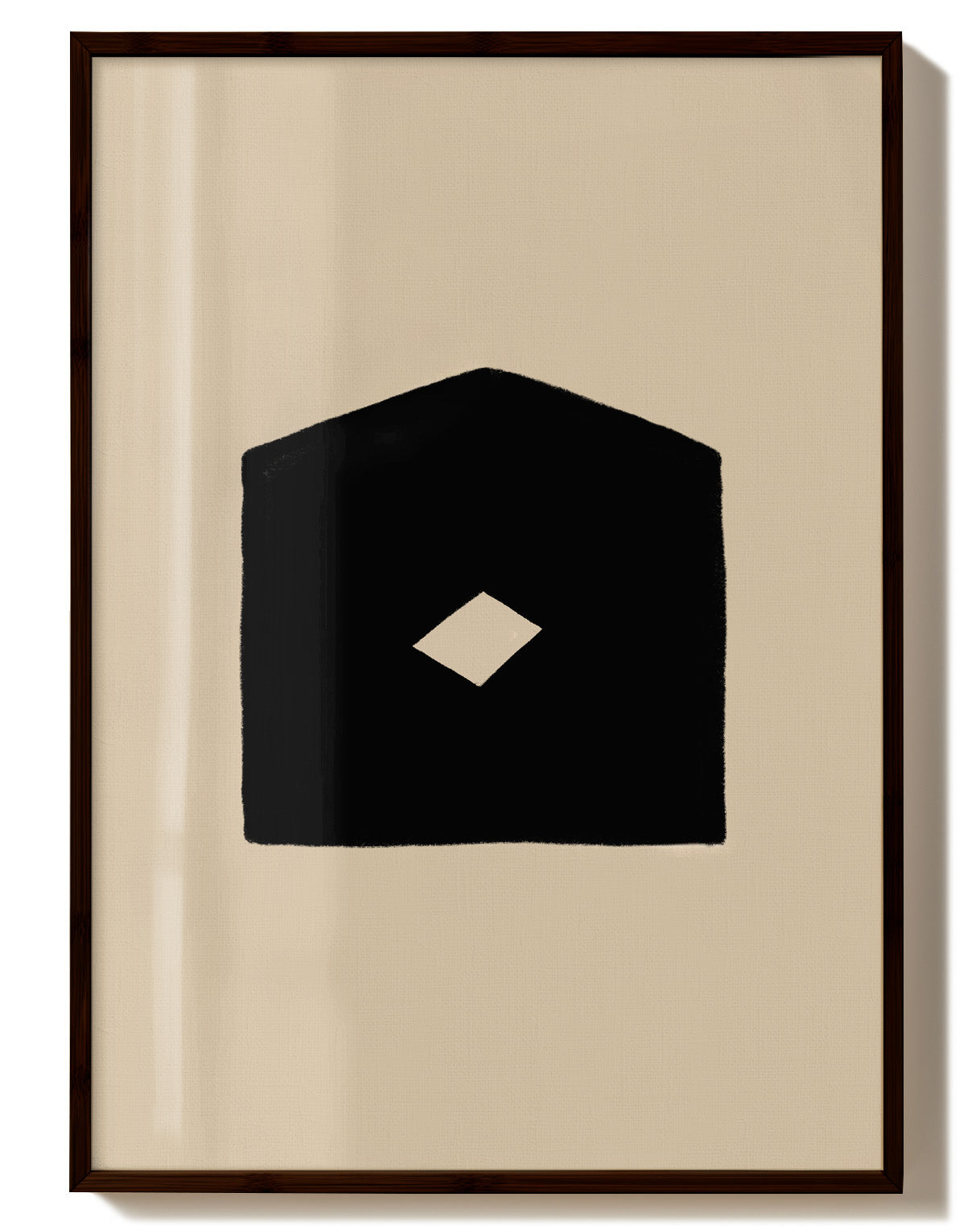 Hus Poster – FineArt Wandbild, moderne Kunst & Fine Art Print von Spawnd, handgefertigt & Made in Germany