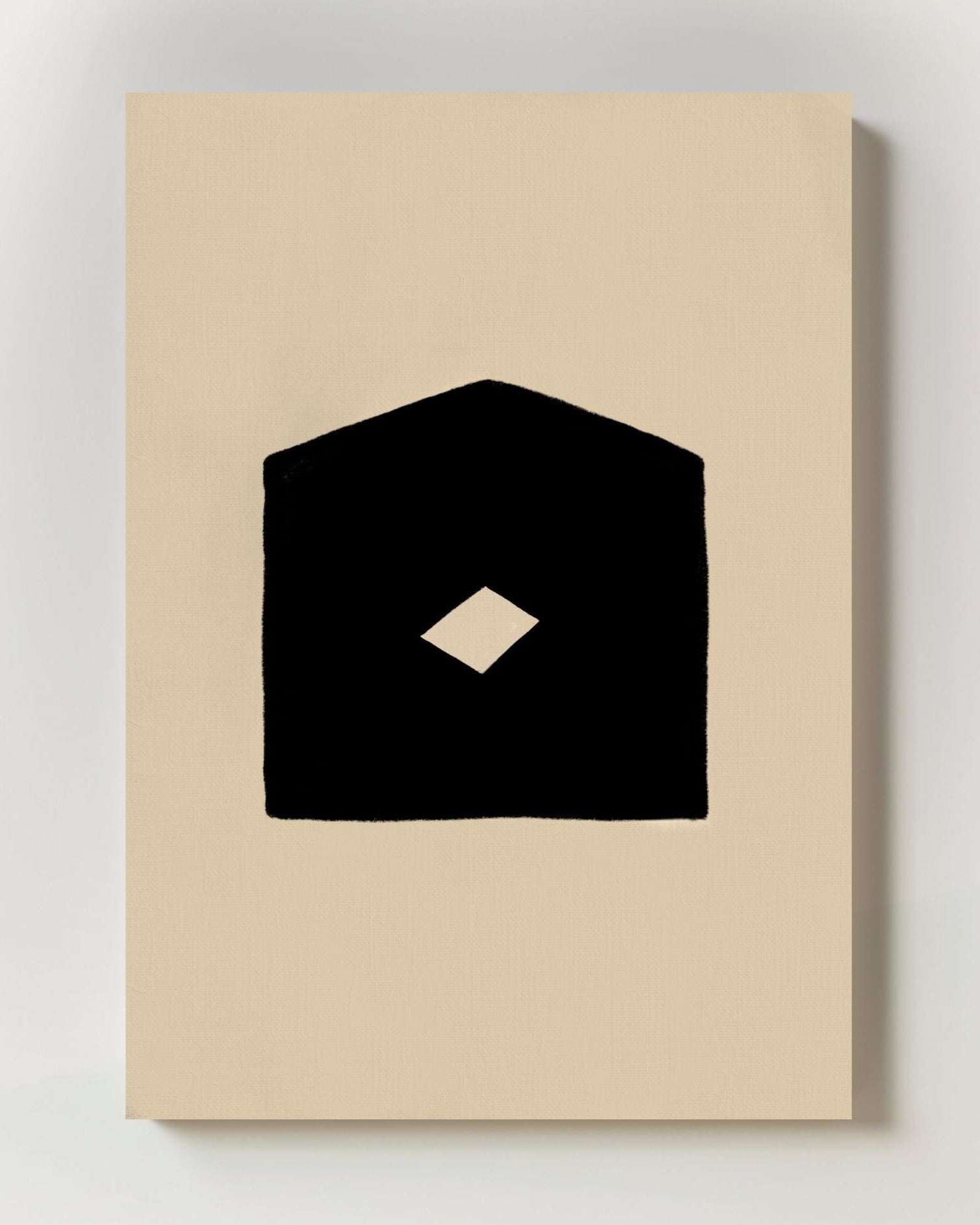 Hus Poster – FineArt Wandbild, moderne Kunst & Fine Art Print von Spawnd, handgefertigt & Made in Germany