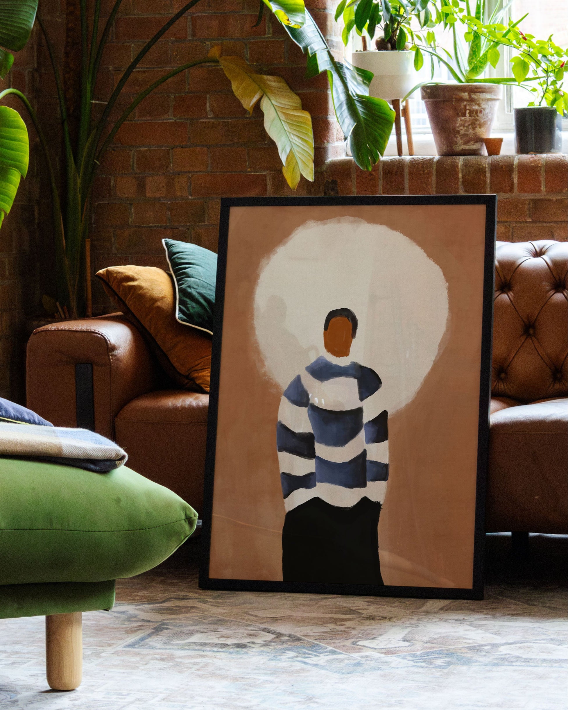 In the Middle of Self Poster – Print Material Wandbild, moderne Kunst & Fine Art Print von Spawnd, handgefertigt & Made in Germany