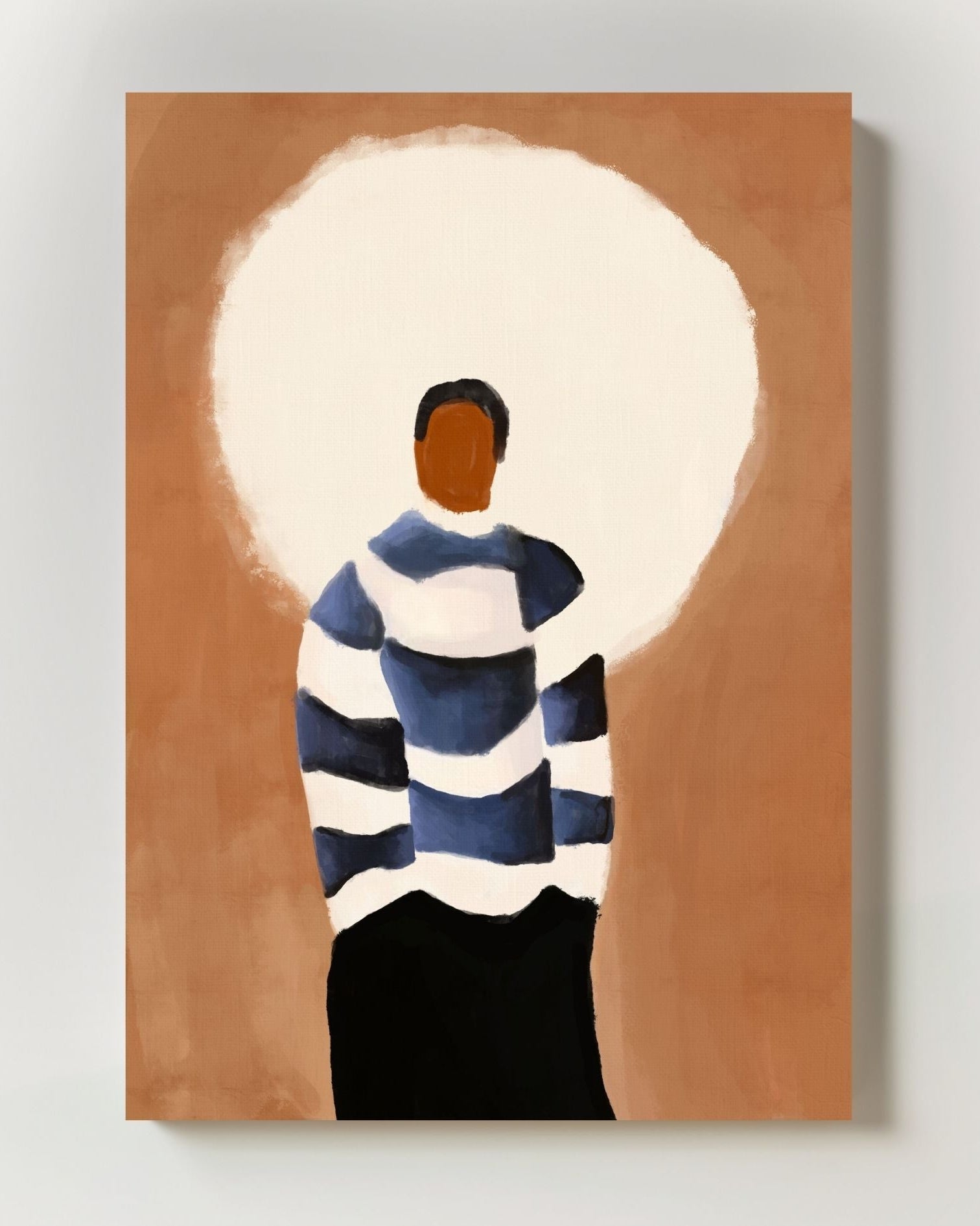 In the Middle of Self Poster – Print Material Wandbild, moderne Kunst & Fine Art Print von Spawnd, handgefertigt & Made in Germany