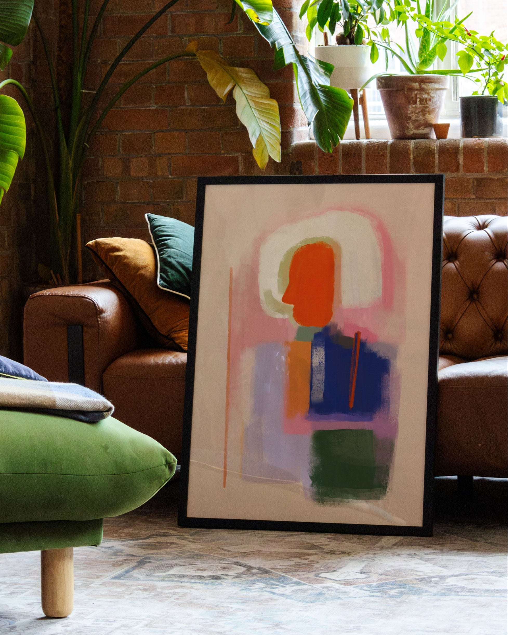 Inner Map Poster – Print Material Wandbild, moderne Kunst & Fine Art Print von Spawnd, handgefertigt & Made in Germany