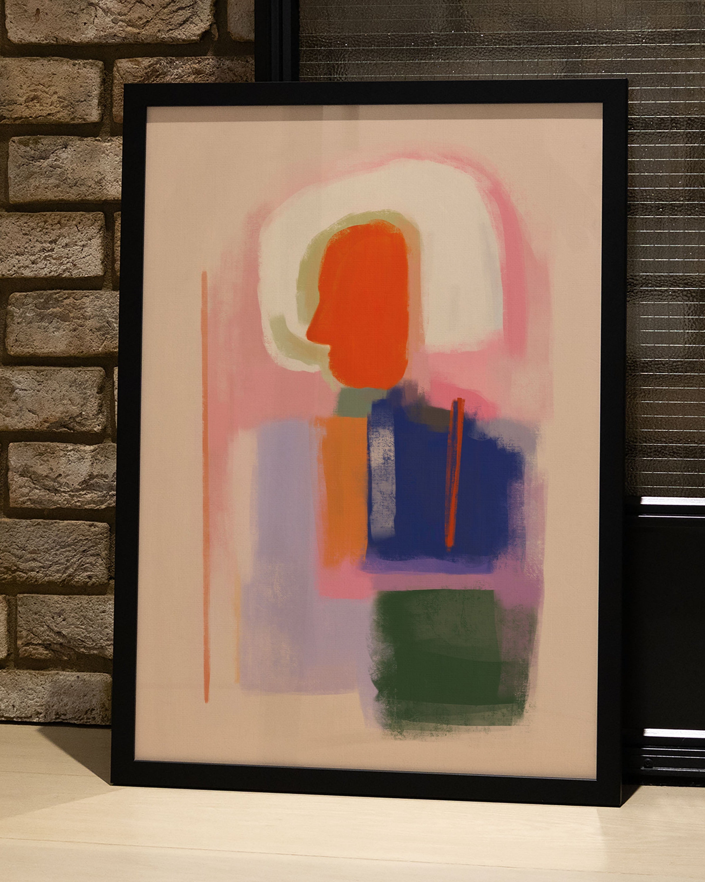 Inner Map Poster – Print Material Wandbild, moderne Kunst & Fine Art Print von Spawnd, handgefertigt & Made in Germany