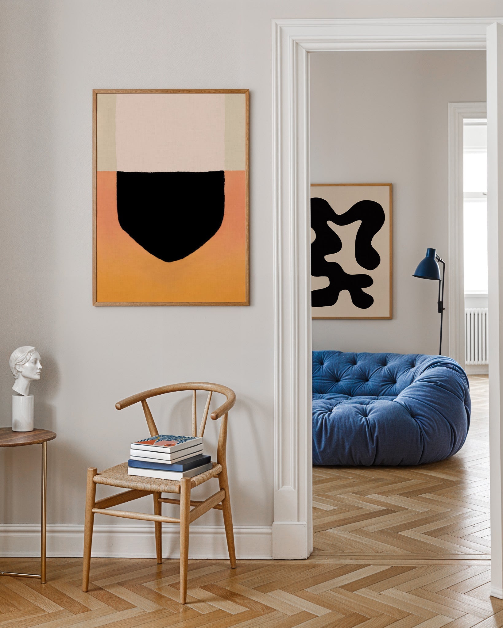 Isfjell Poster – Print Material Wandbild, moderne Kunst & Fine Art Print von Spawnd, handgefertigt & Made in Germany