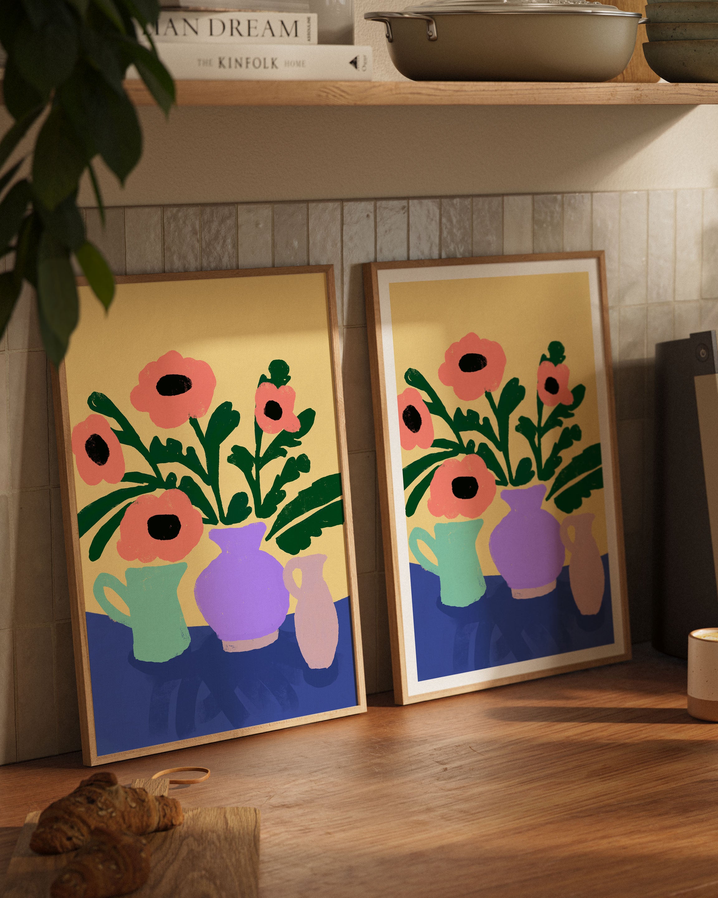 Joy in a Vase Poster – Print Material Wandbild, moderne Kunst & Fine Art Print von Spawnd, handgefertigt & Made in Germany