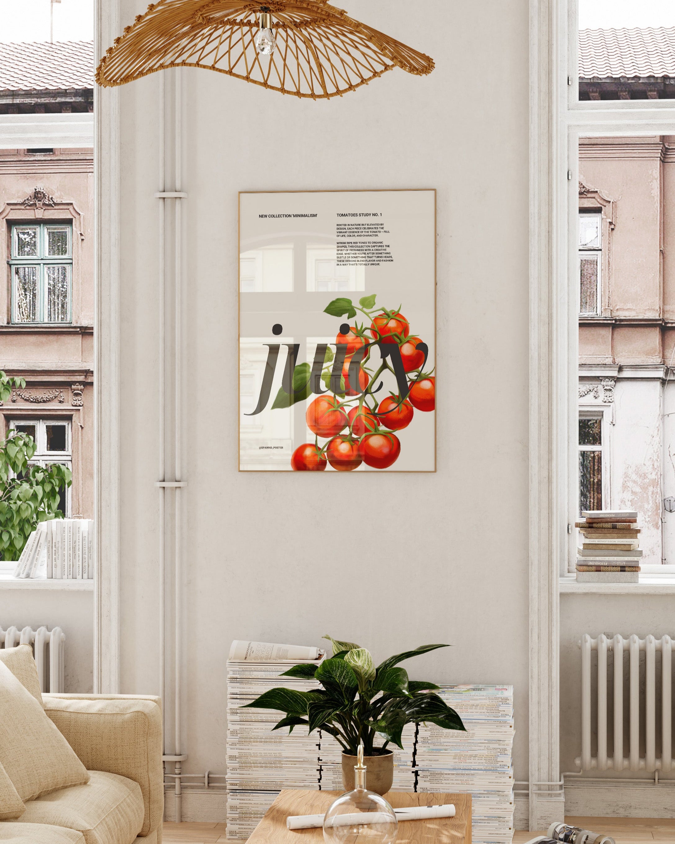 Juicy Poster – Print Material Wandbild, moderne Kunst & Fine Art Print von Spawnd, handgefertigt & Made in Germany