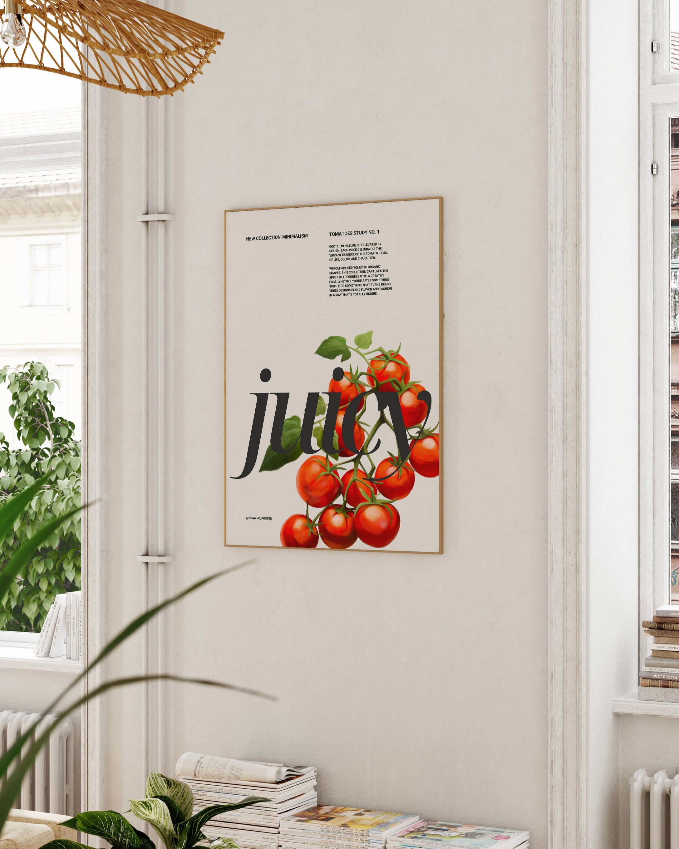 Juicy Poster – Print Material Wandbild, moderne Kunst & Fine Art Print von Spawnd, handgefertigt & Made in Germany