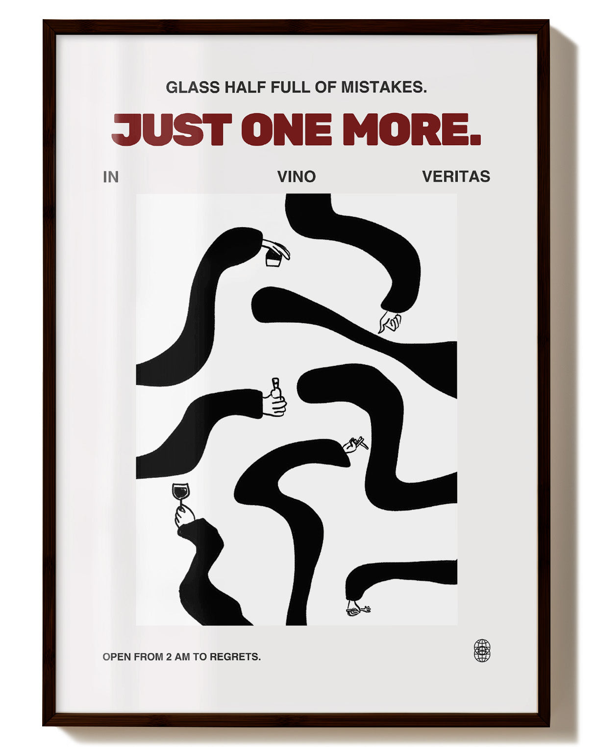 Just one more Poster – Print Material Wandbild, moderne Kunst & Fine Art Print von Spawnd, handgefertigt & Made in Germany