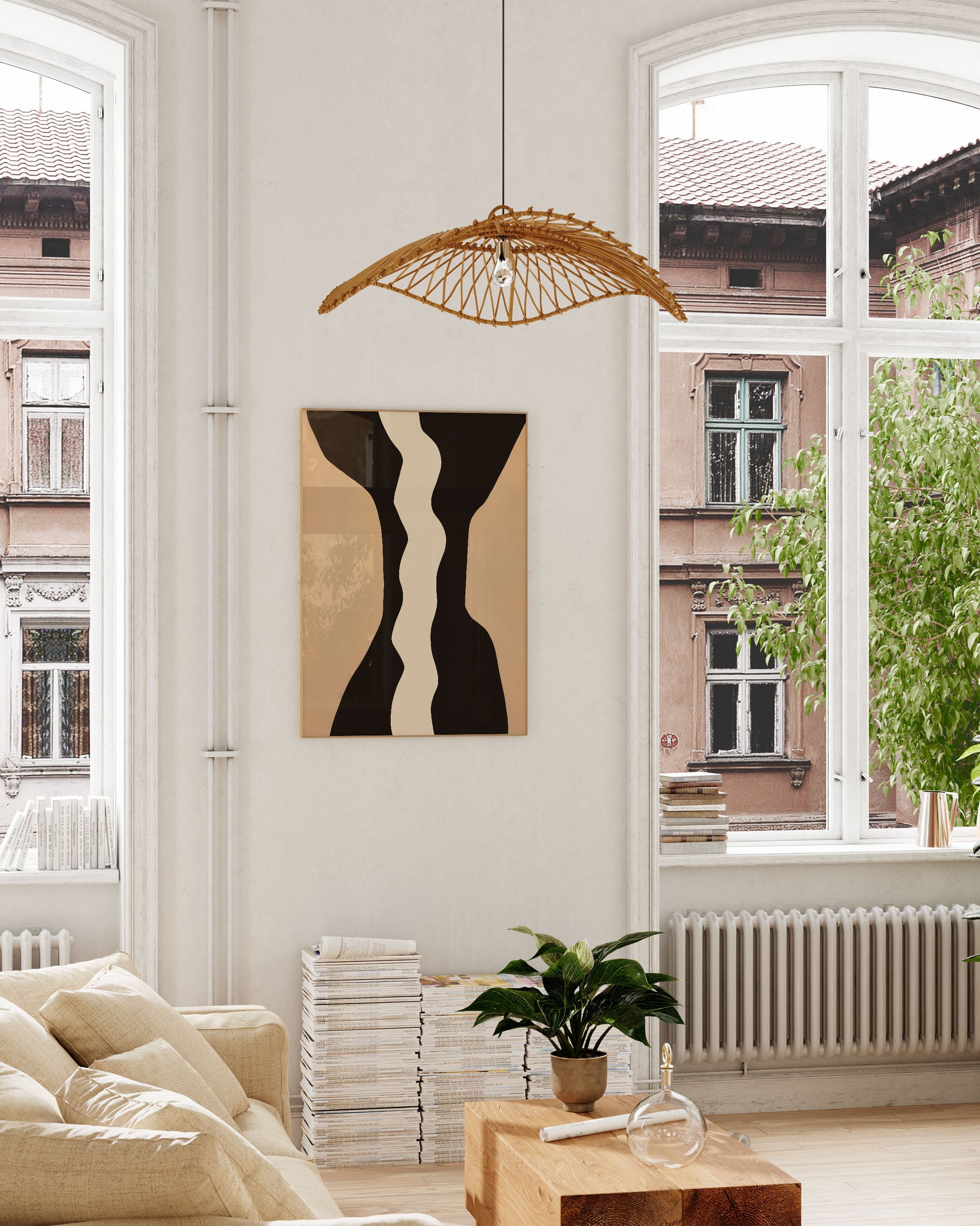 Klyfta Poster – Print Material Wandbild, moderne Kunst & Fine Art Print von Spawnd, handgefertigt & Made in Germany