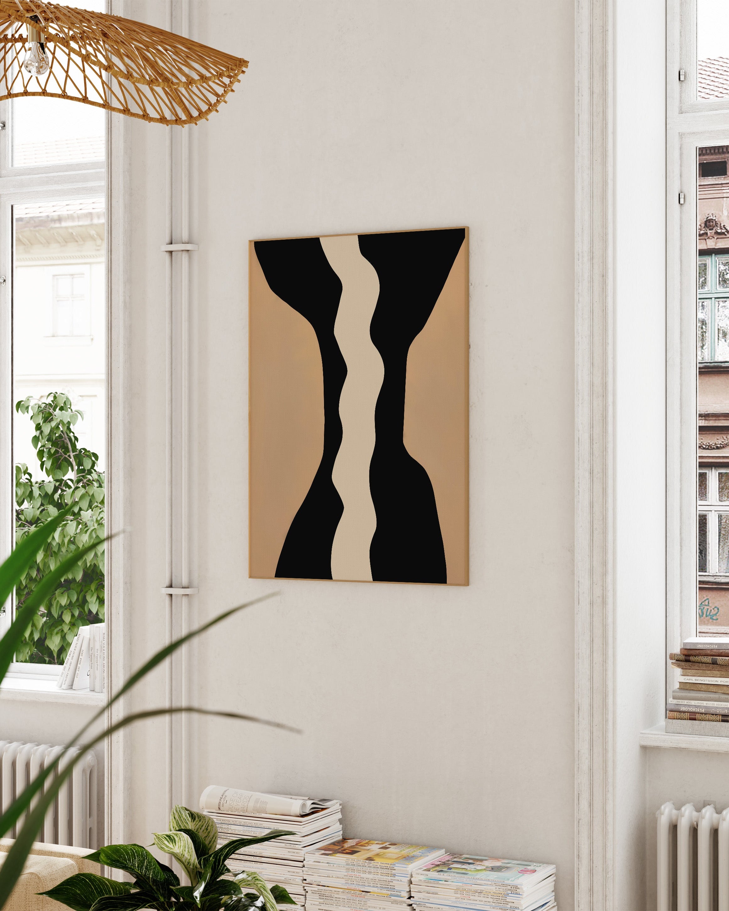 Klyfta Poster – Print Material Wandbild, moderne Kunst & Fine Art Print von Spawnd, handgefertigt & Made in Germany