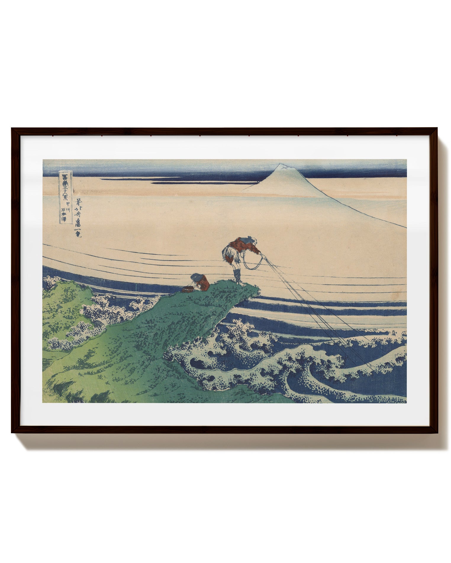 Kōshū Kajikazawa Poster – Print Material Wandbild, moderne Kunst & Fine Art Print von Spawnd, handgefertigt & Made in Germany