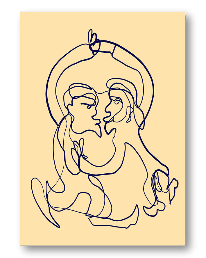 L' Amour Poster – Print Material Wandbild, moderne Kunst & Fine Art Print von Spawnd, handgefertigt & Made in Germany