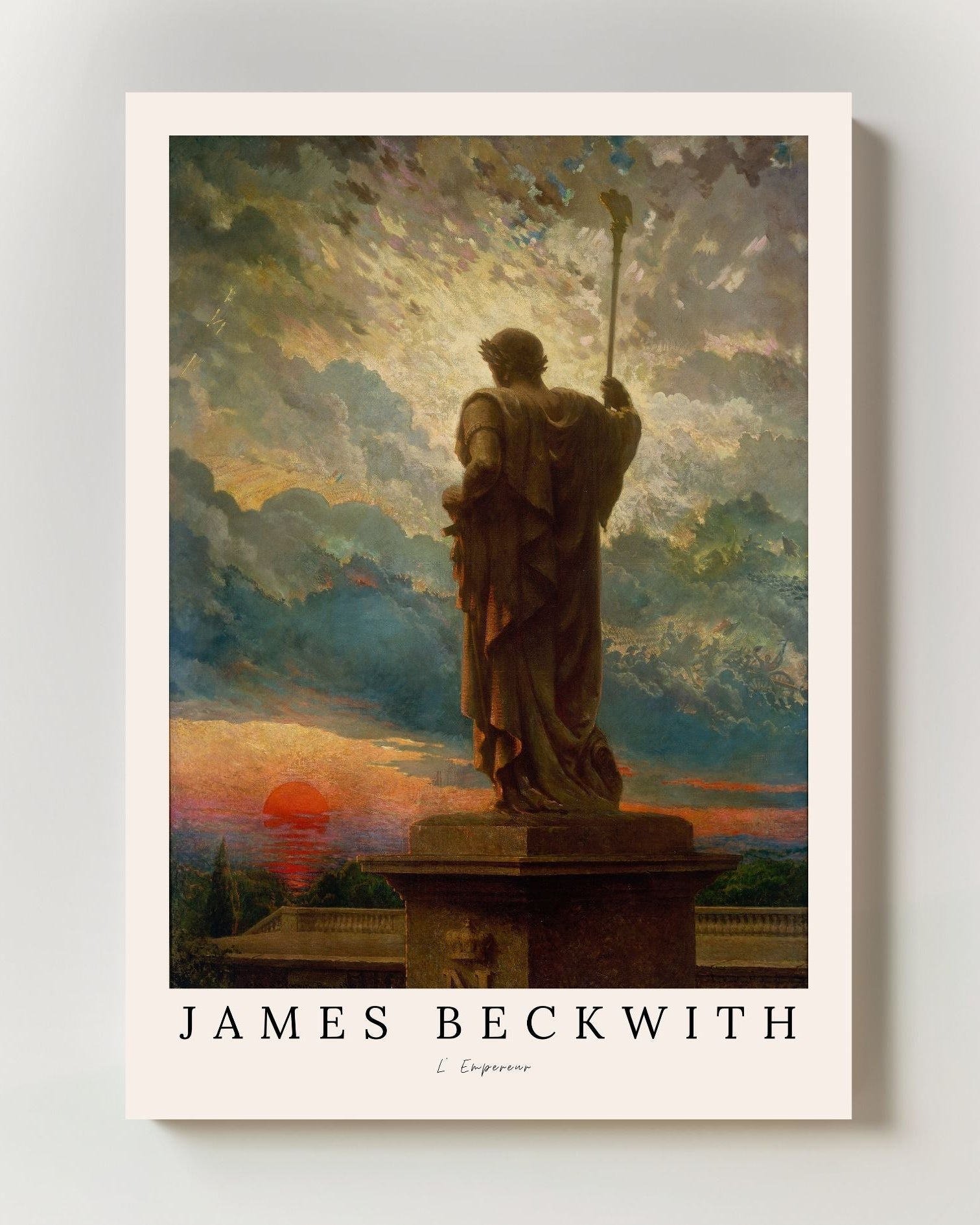 L’ Empereur Poster – FineArt Wandbild, moderne Kunst & Fine Art Print von Spawnd, handgefertigt & Made in Germany