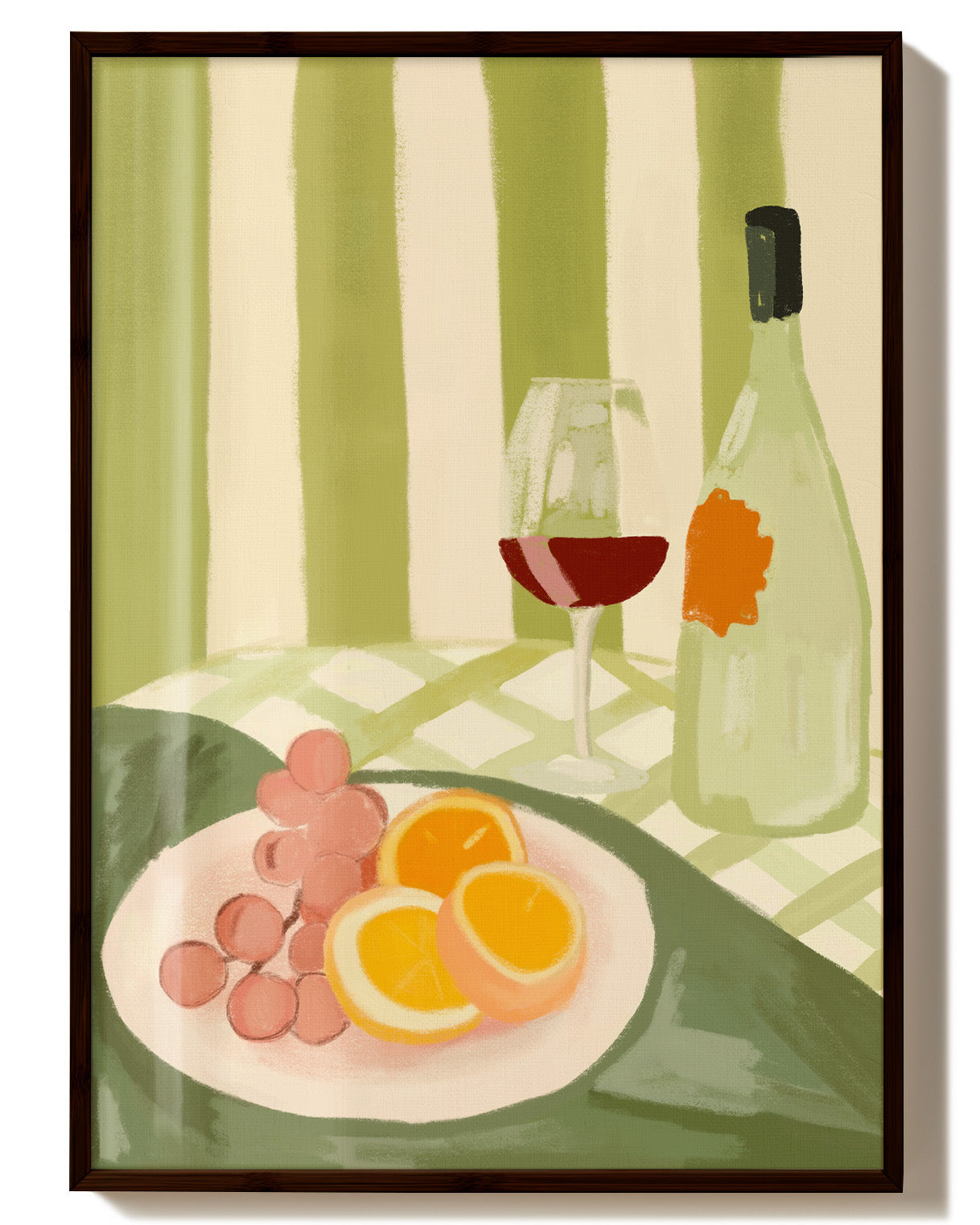 L'heure dorée Poster – Print Material Wandbild, moderne Kunst & Fine Art Print von Spawnd, handgefertigt & Made in Germany