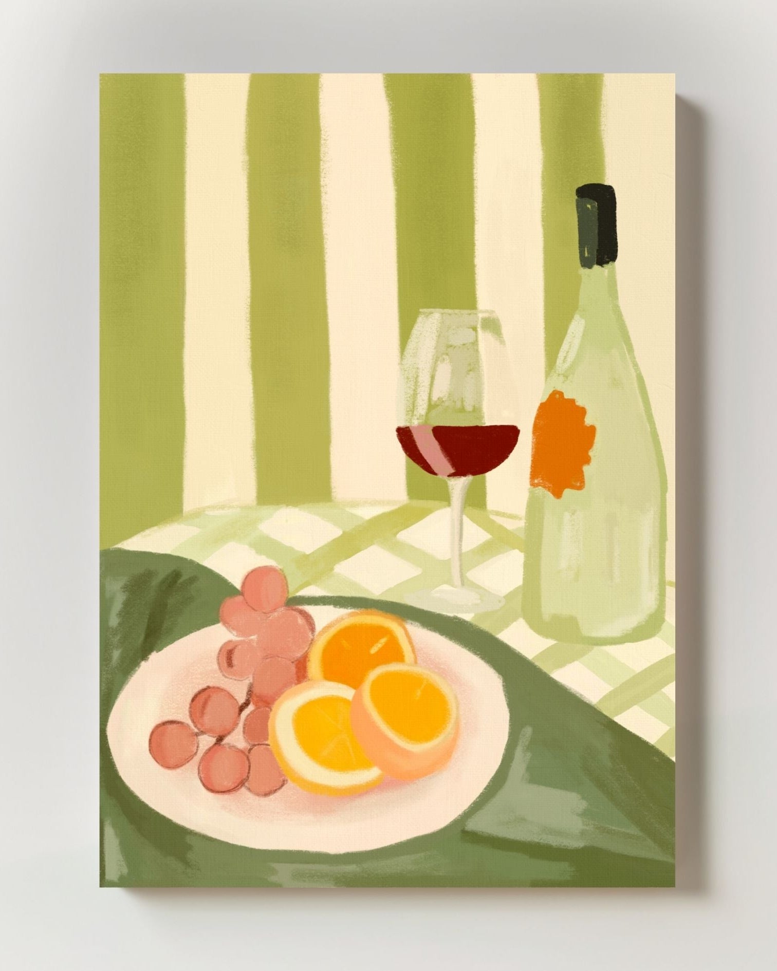L'heure dorée Poster – Print Material Wandbild, moderne Kunst & Fine Art Print von Spawnd, handgefertigt & Made in Germany