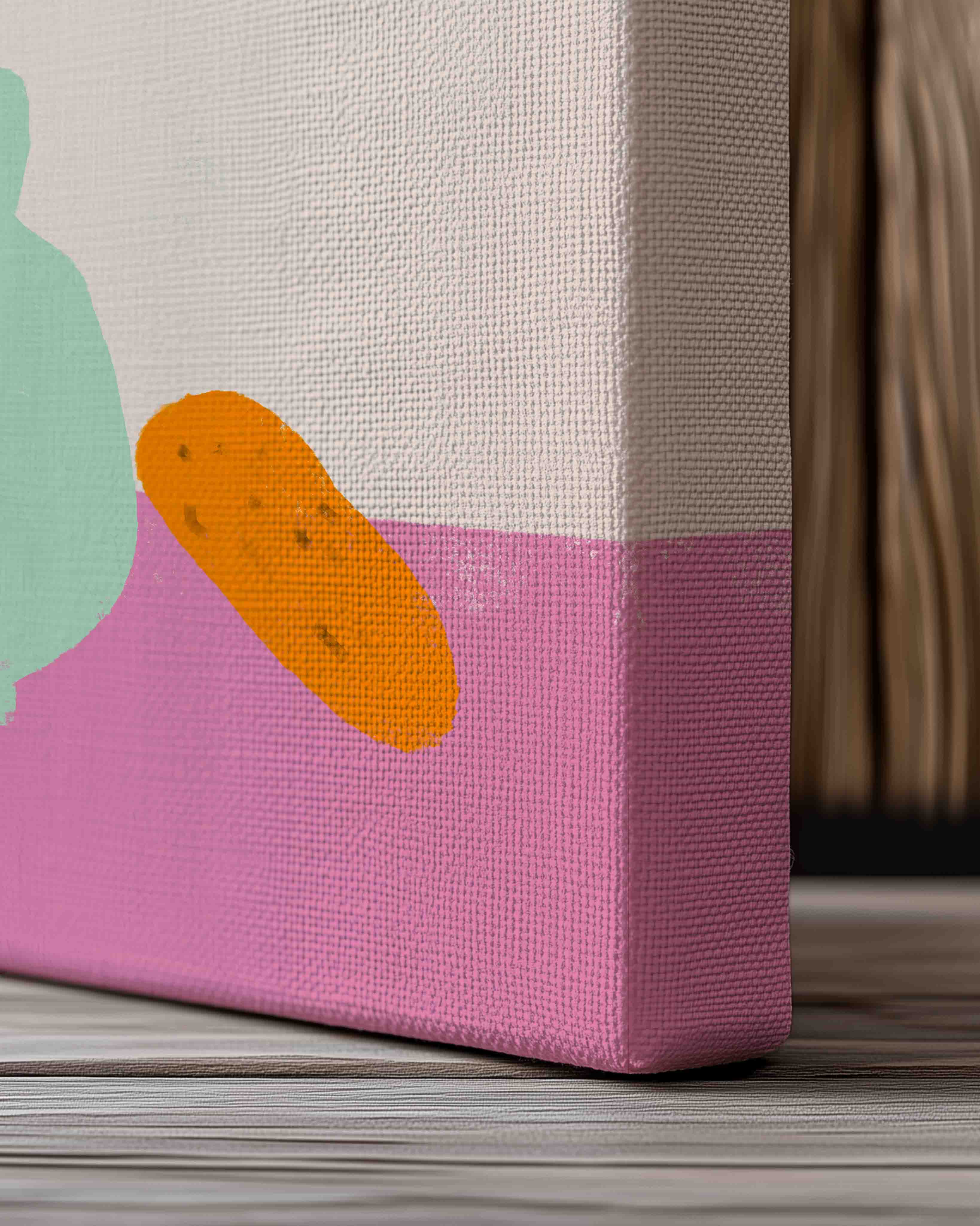 Lavender Bloom & Citrus Poster – Print Material Wandbild, moderne Kunst & Fine Art Print von Spawnd, handgefertigt & Made in Germany