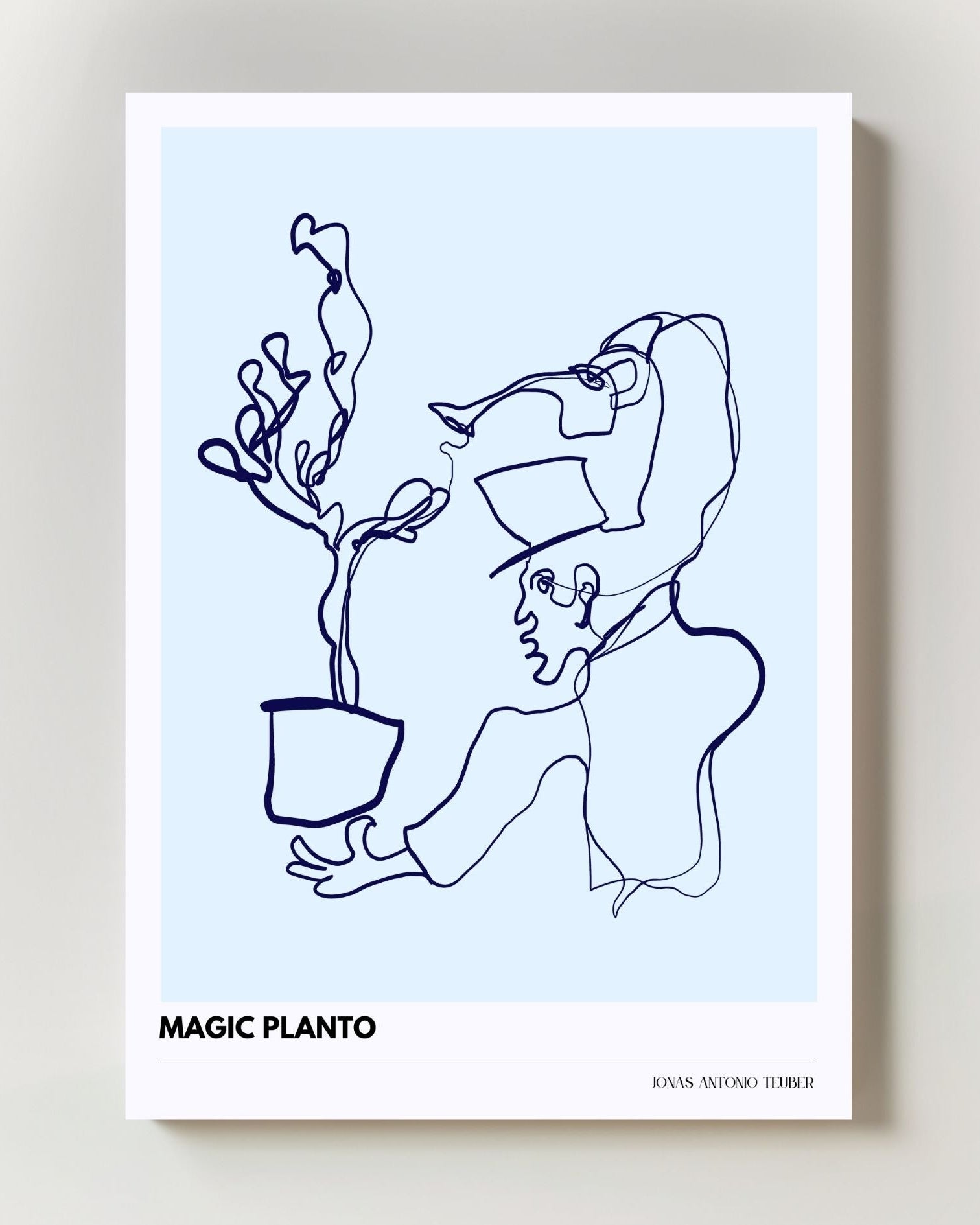 LB - Magic Planto Poster – Print Material Wandbild, moderne Kunst & Fine Art Print von Spawnd, handgefertigt & Made in Germany