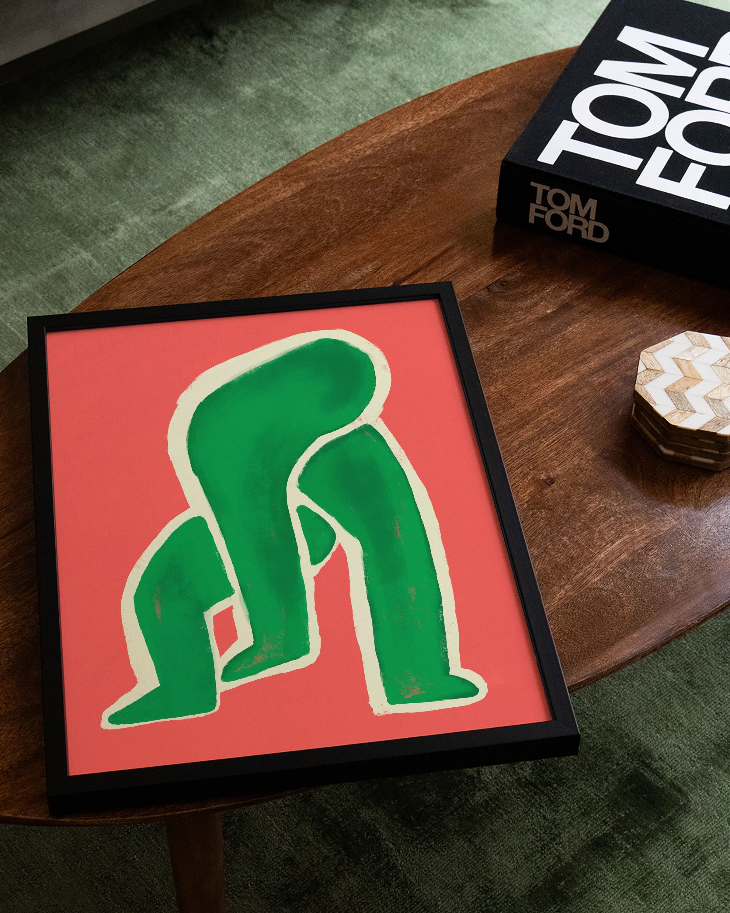 Limber Logic Poster – FineArt Wandbild, moderne Kunst & Fine Art Print von Spawnd, handgefertigt & Made in Germany