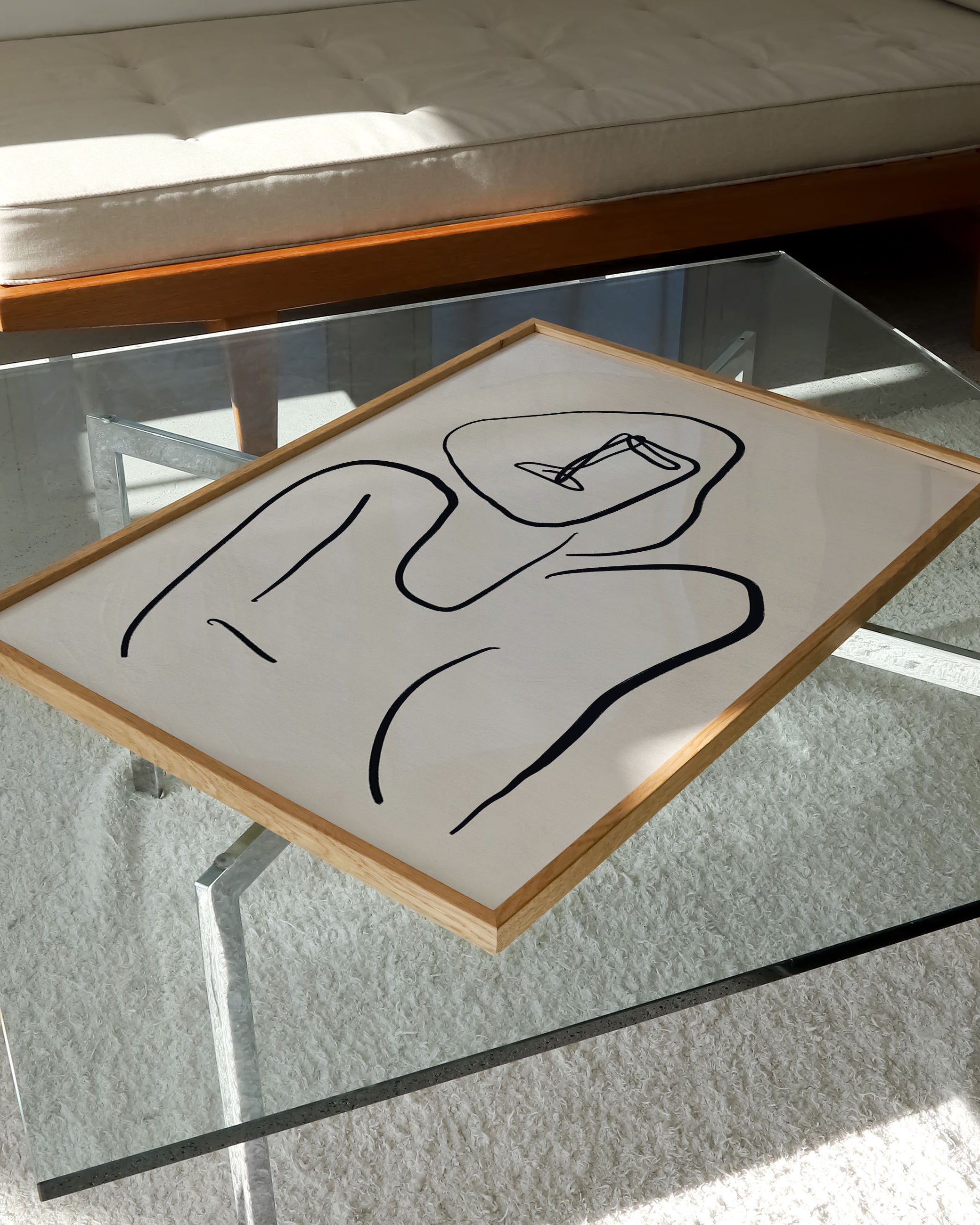 Lines Poster – Print Material Wandbild, moderne Kunst & Fine Art Print von Spawnd, handgefertigt & Made in Germany
