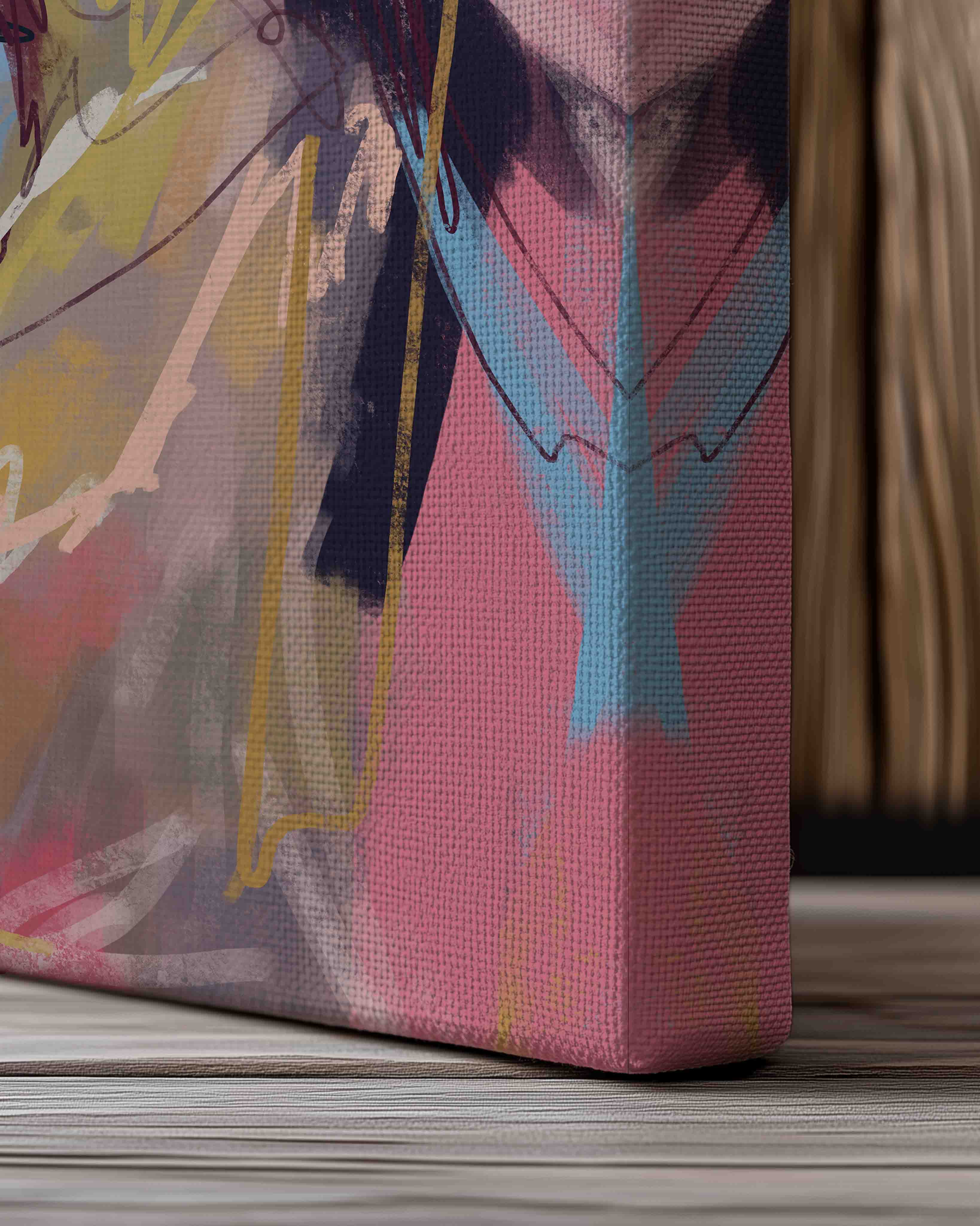 Low Tide, High Eyes Poster – Print Material Wandbild, moderne Kunst & Fine Art Print von Spawnd, handgefertigt & Made in Germany