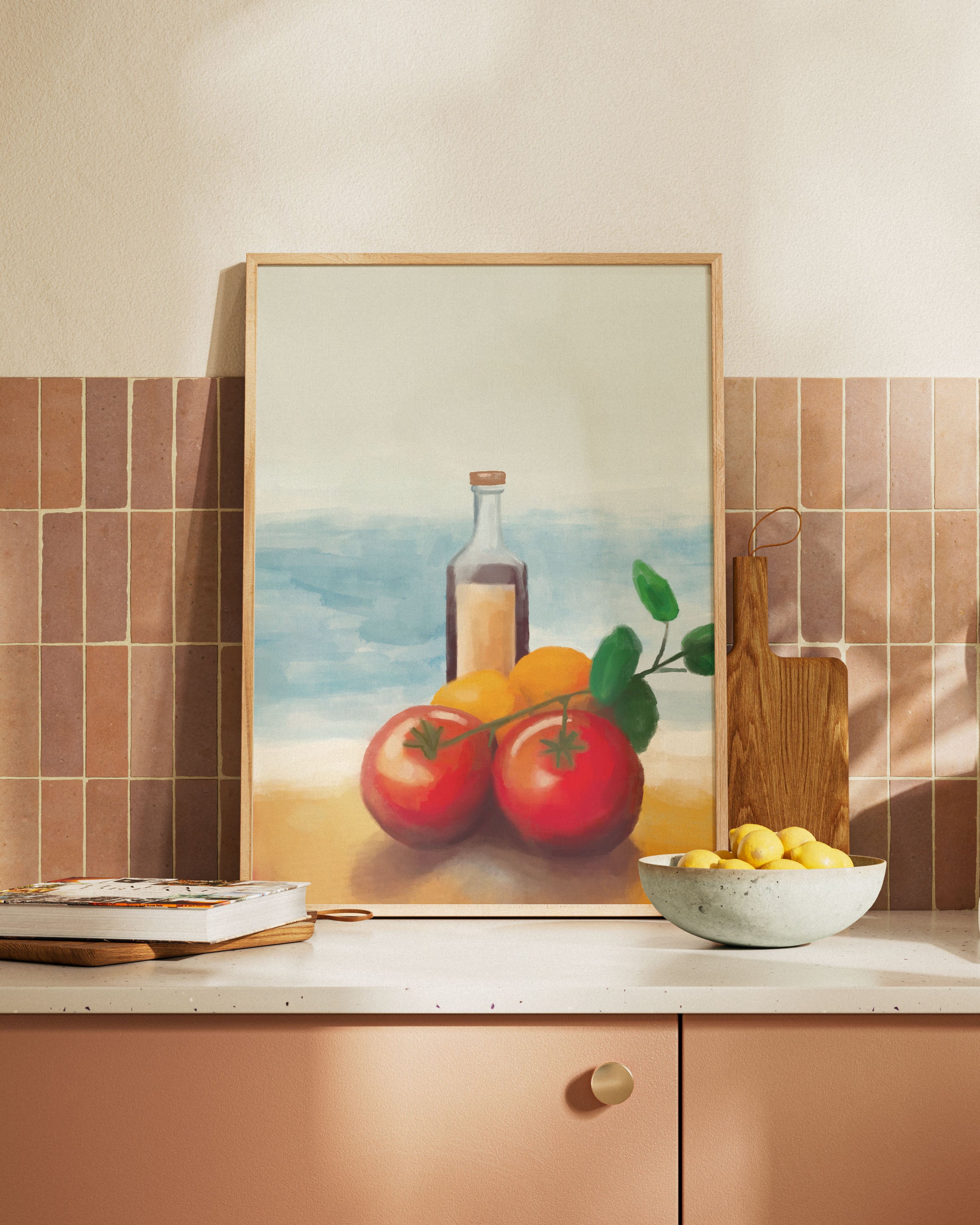 Mañana Poster – Print Material Wandbild, moderne Kunst & Fine Art Print von Spawnd, handgefertigt & Made in Germany