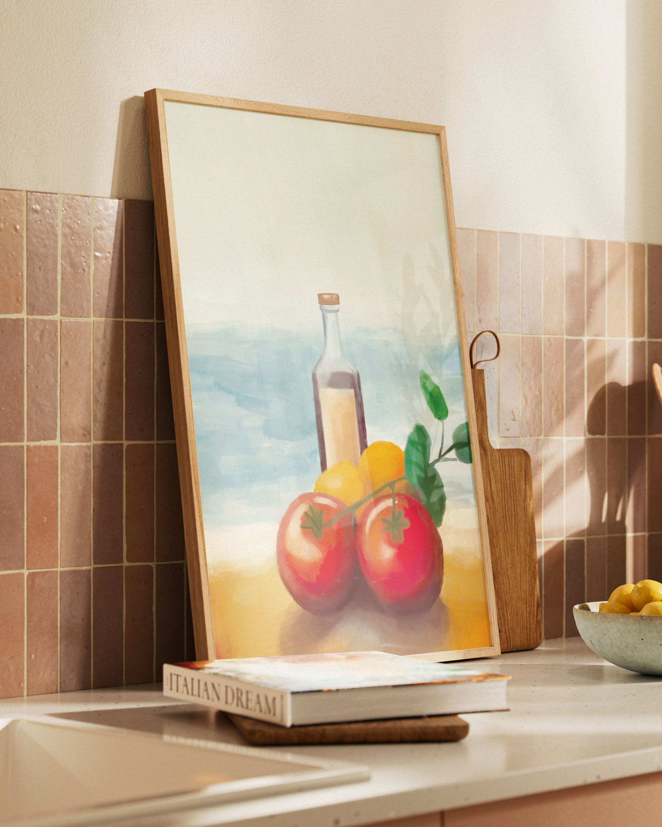 Mañana Poster – Print Material Wandbild, moderne Kunst & Fine Art Print von Spawnd, handgefertigt & Made in Germany