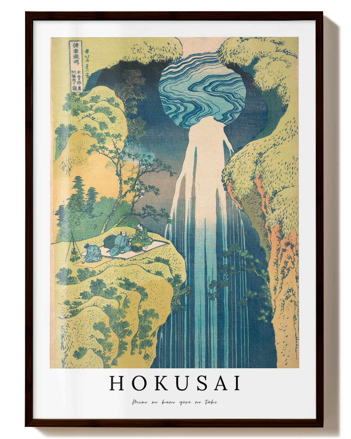 Mino no kuni yōrō no taki Poster – Print Material Wandbild, moderne Kunst & Fine Art Print von Spawnd, handgefertigt & Made in Germany