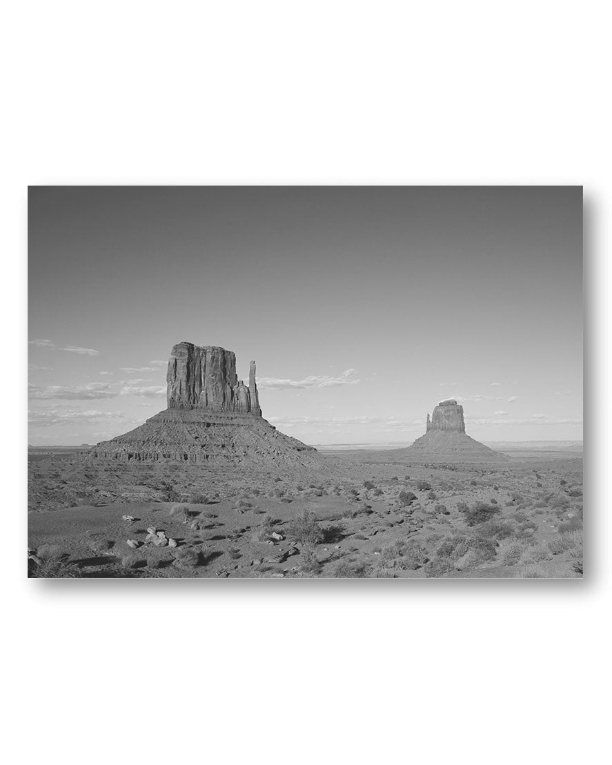 Monument Valley Poster – Print Material Wandbild, moderne Kunst & Fine Art Print von Spawnd, handgefertigt & Made in Germany