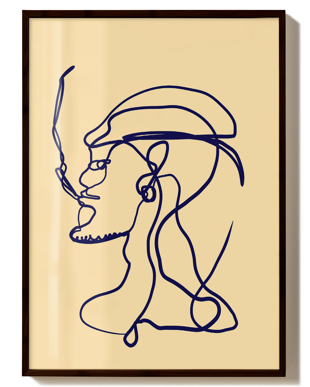 Mucho Gusto Poster – Print Material Wandbild, moderne Kunst & Fine Art Print von Spawnd, handgefertigt & Made in Germany