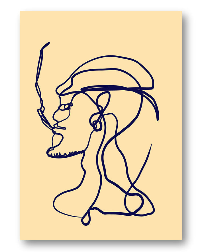 Mucho Gusto Poster – Print Material Wandbild, moderne Kunst & Fine Art Print von Spawnd, handgefertigt & Made in Germany