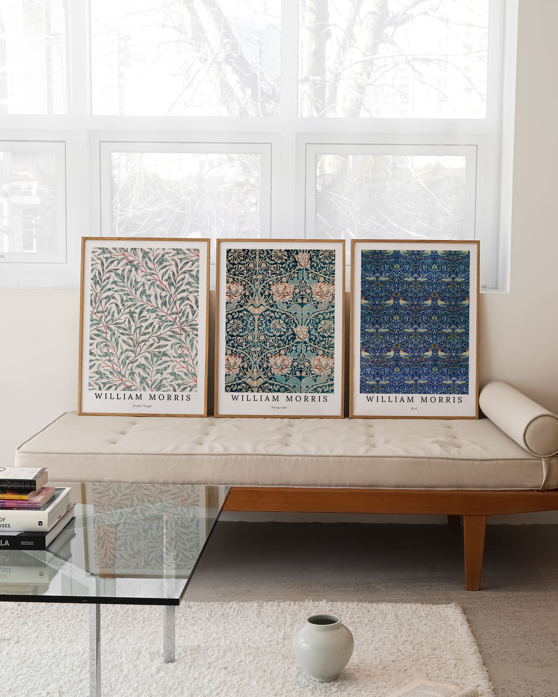 Muted Tangle Poster – Print Material Wandbild, moderne Kunst & Fine Art Print von Spawnd, handgefertigt & Made in Germany