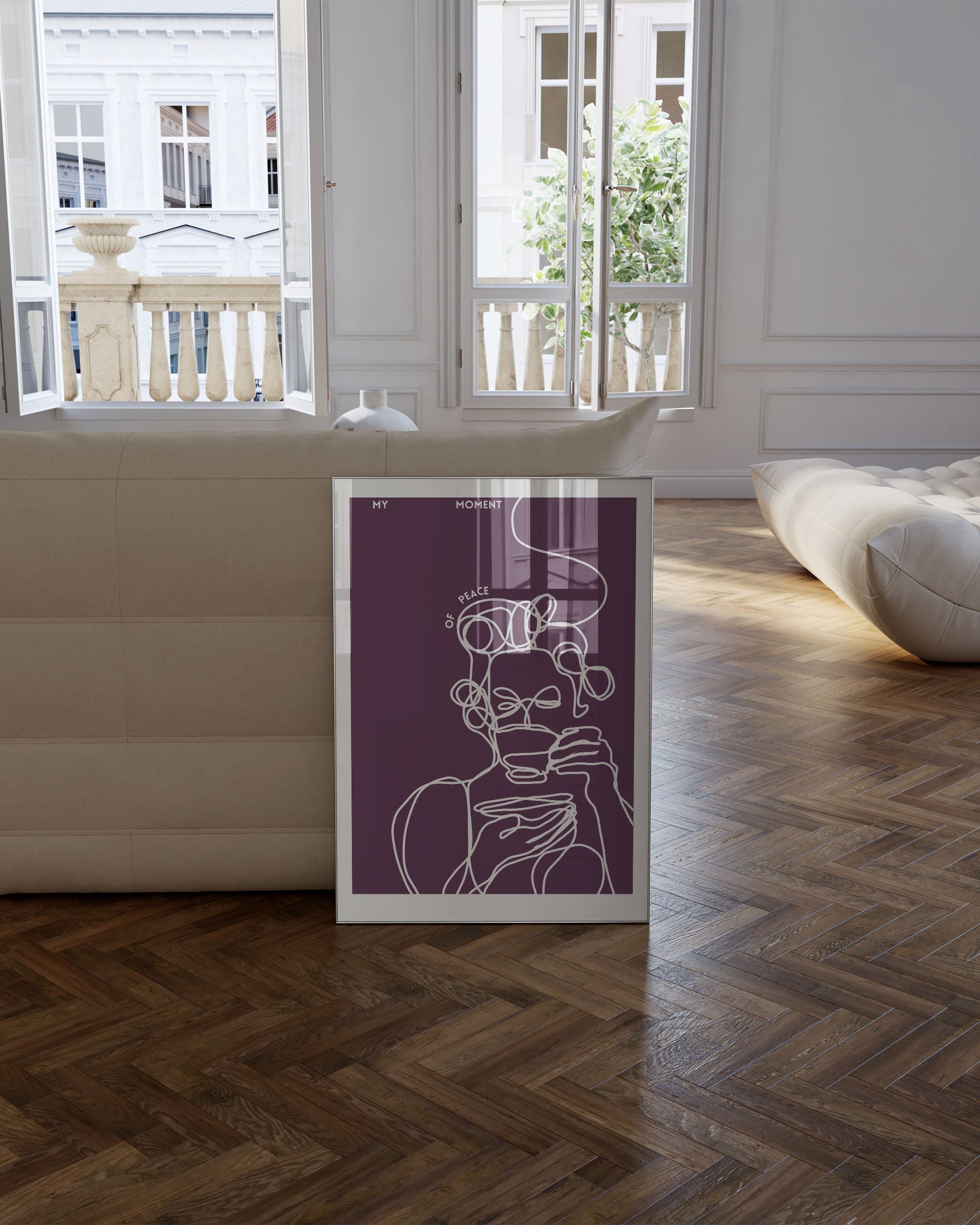 My Moment Poster – Print Material Wandbild, moderne Kunst & Fine Art Print von Spawnd, handgefertigt & Made in Germany