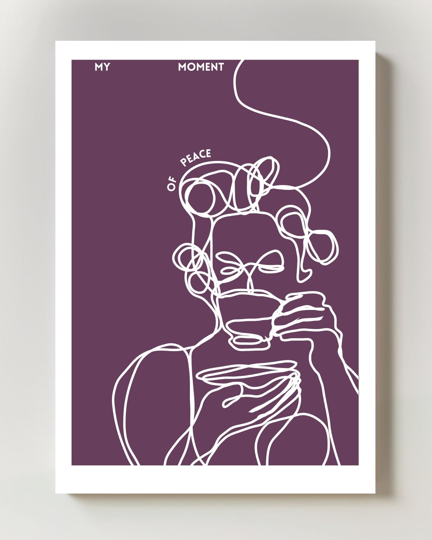 My Moment Poster – Print Material Wandbild, moderne Kunst & Fine Art Print von Spawnd, handgefertigt & Made in Germany