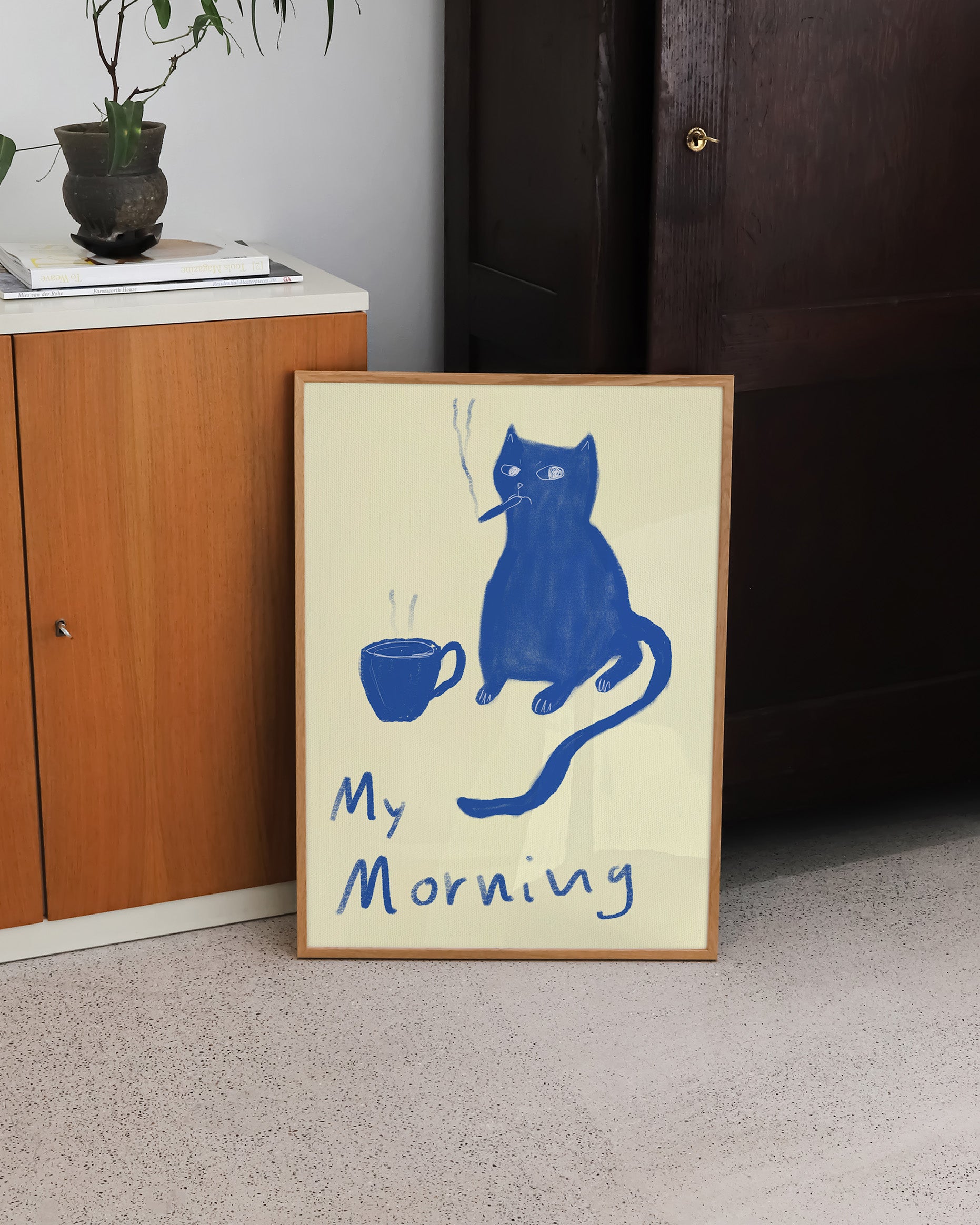 My Morning Poster – Print Material Wandbild, moderne Kunst & Fine Art Print von Spawnd, handgefertigt & Made in Germany