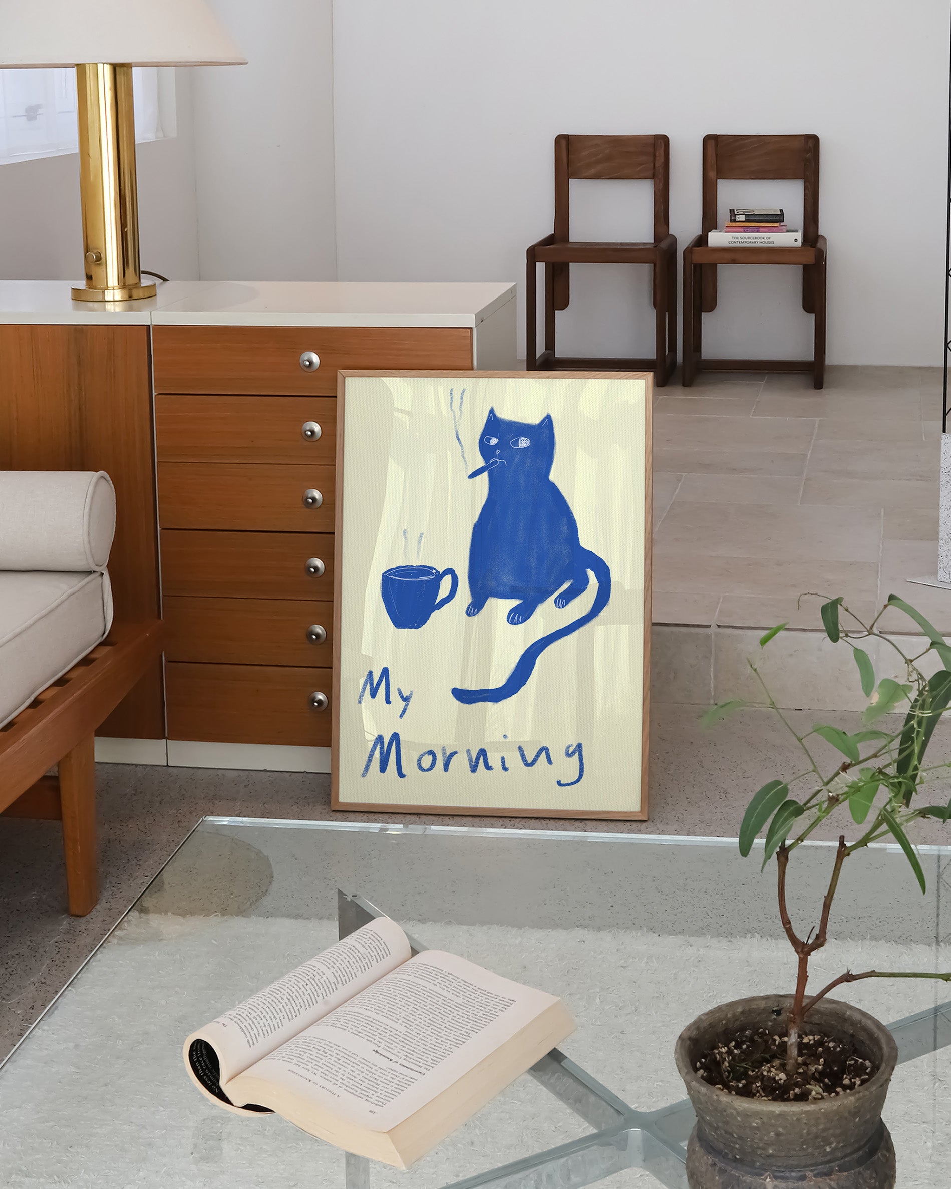 My Morning Poster – Print Material Wandbild, moderne Kunst & Fine Art Print von Spawnd, handgefertigt & Made in Germany